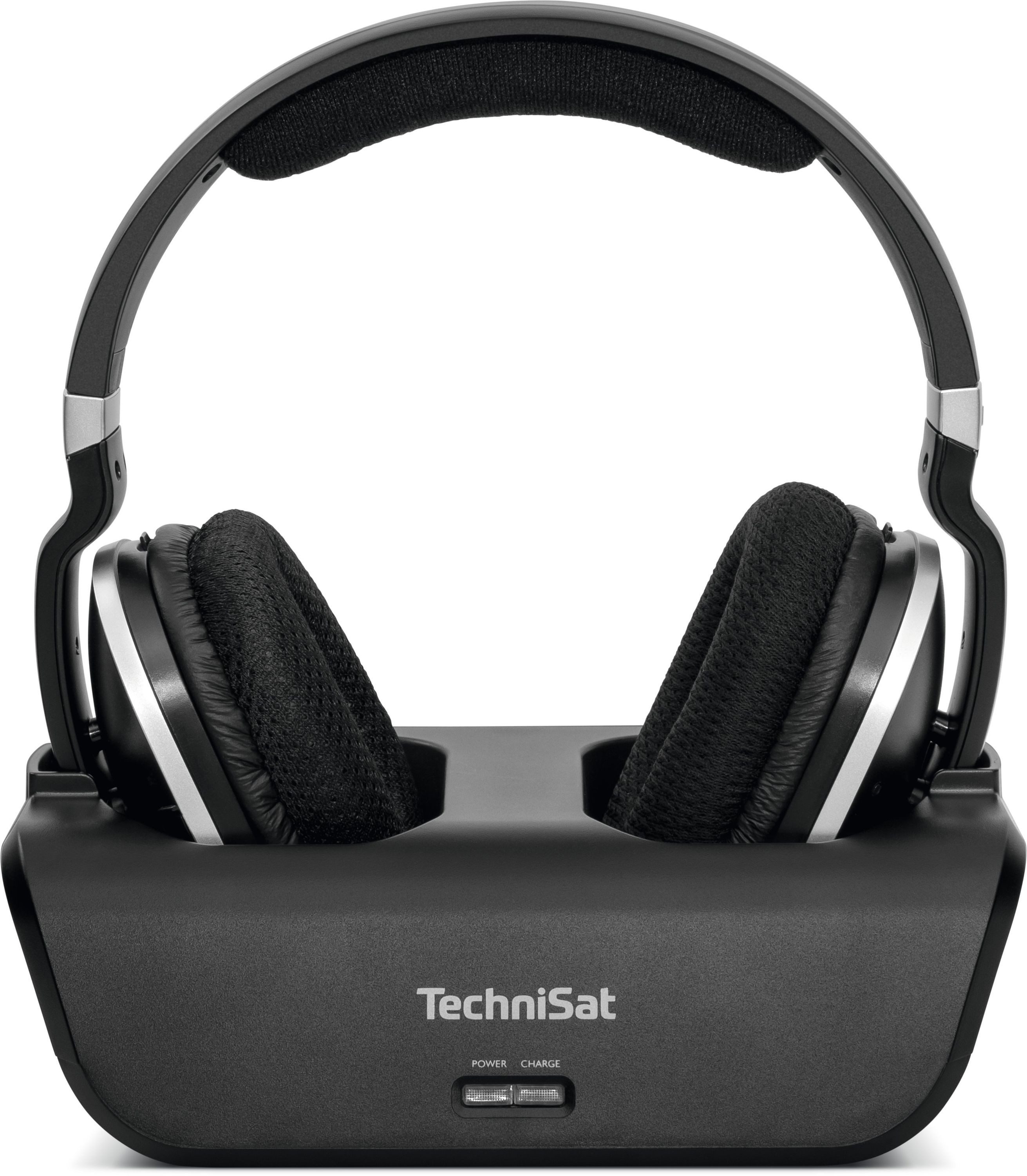 TechniSat STEREOMAN 2 - V2 Over-Ear-Kopfhörer (2,4 GHz Funkkopfhörer, mit Dockingstation, AUX, Audio Eingang optisch)