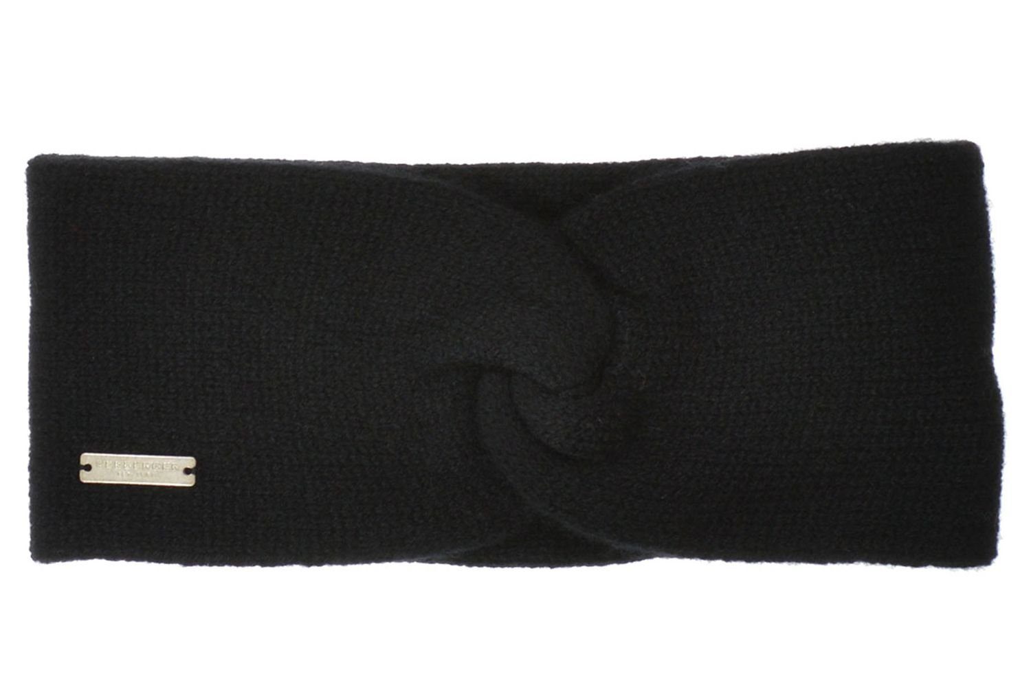 Seeberger Stirnband edel aus reinem Cashmere 10-schwarz