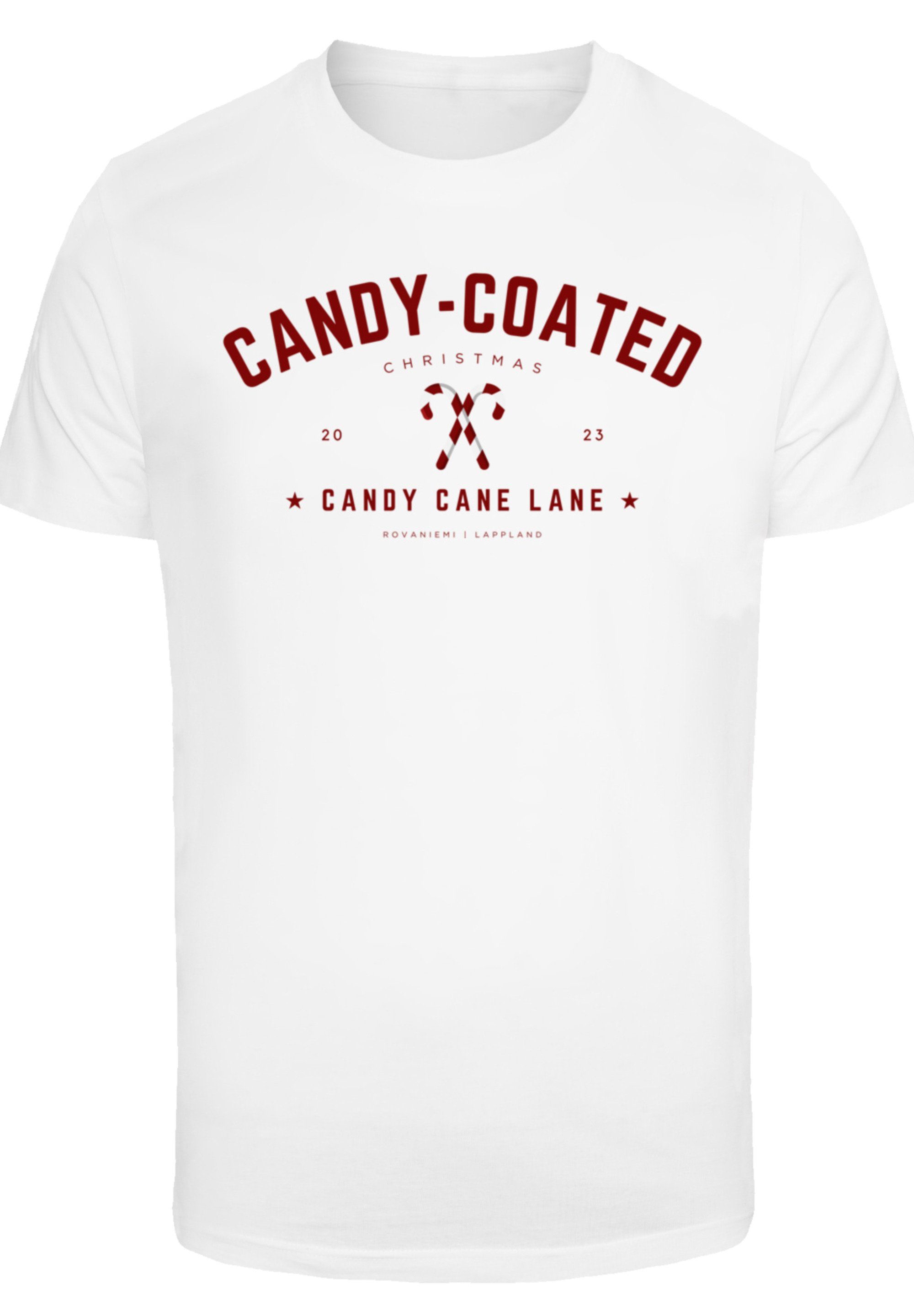 F4NT4STIC T-Shirt Weihnachten Candy Coated Tragekomfort mit Geschenk, Christmas Sehr hohem weicher Baumwollstoff Logo, Weihnachten