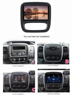 GABITECH 9" Autoradio Android 13 für Renault TRAFIC, Opel VIVARO, Nissan NV300 Autoradio