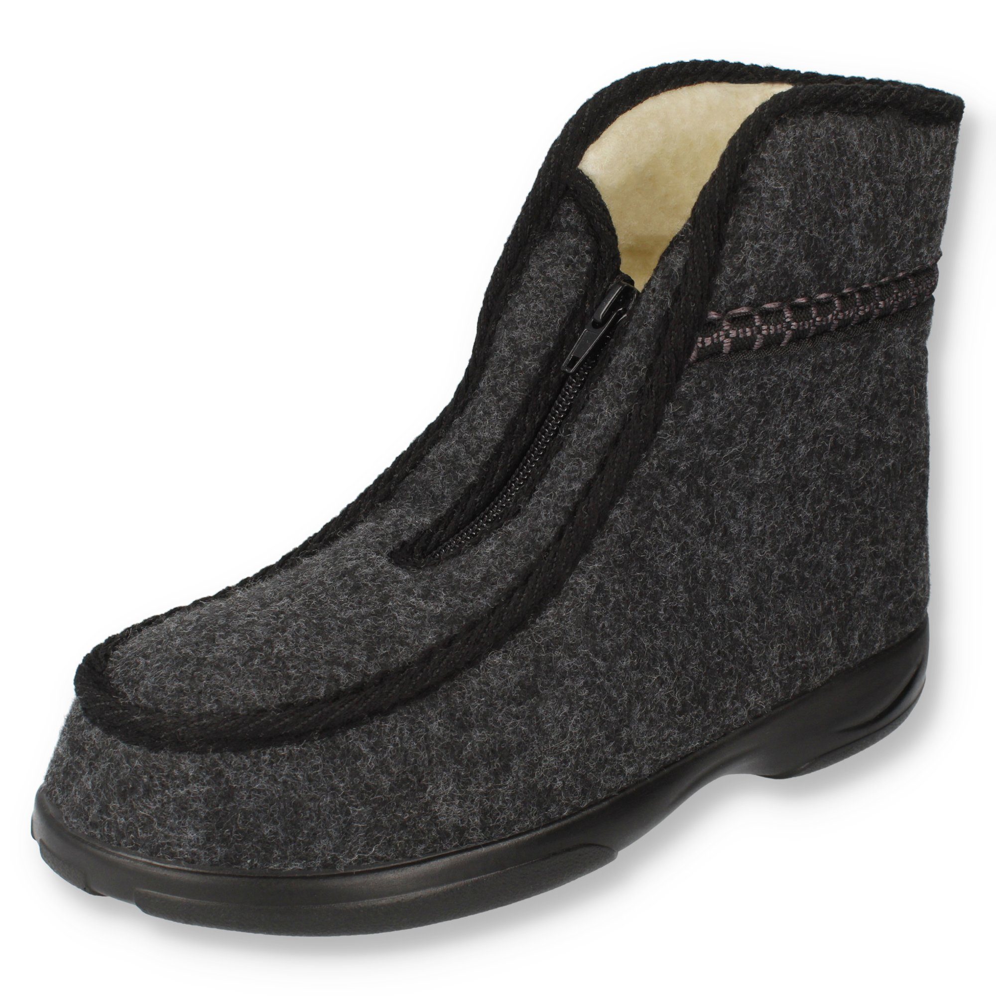 filsko Norrland Herren Winter Stiefel Hausschuh HüttenSchuhe aus Filz