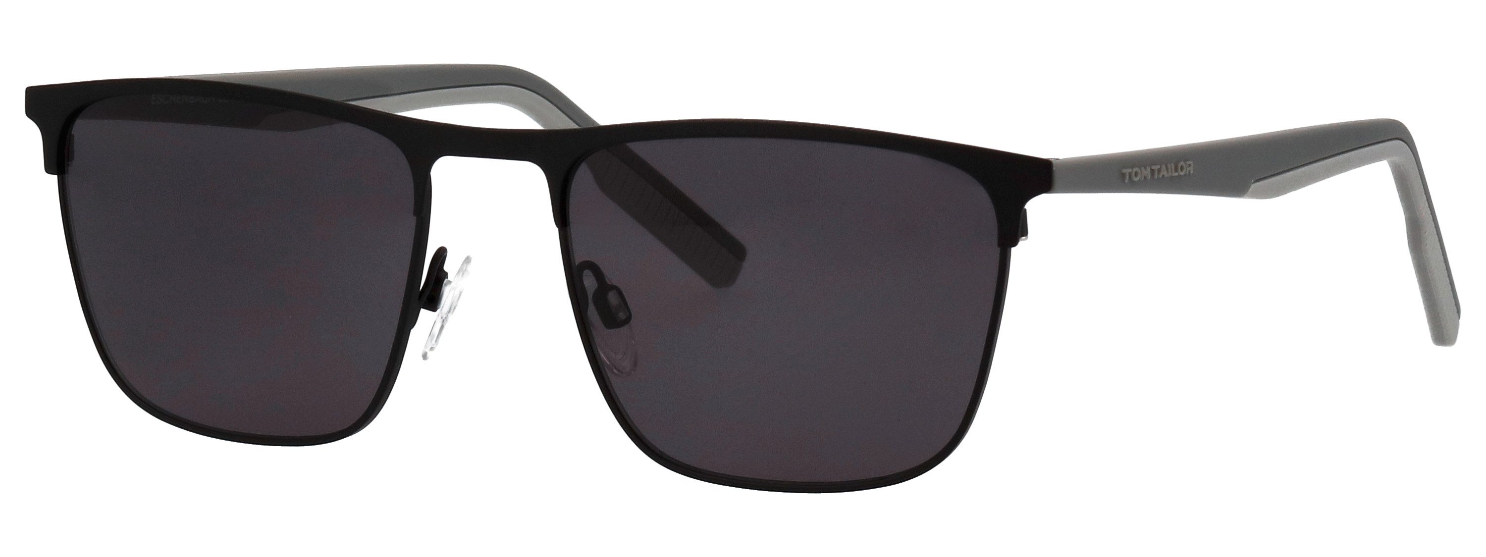 TOM TAILOR Sonnenbrille Modell 677001 Form Karree/Eckig, Logoschriftzug auf Bügel, Kombifassung