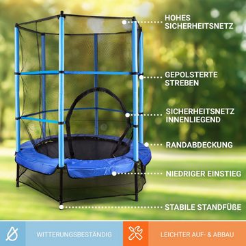 KLARFIT Gartentrampolin Rocketkid, Ø 0 cm, Kinder Trampolin Outdoor Trampolin Kinder Gartentrampolin für zuhause