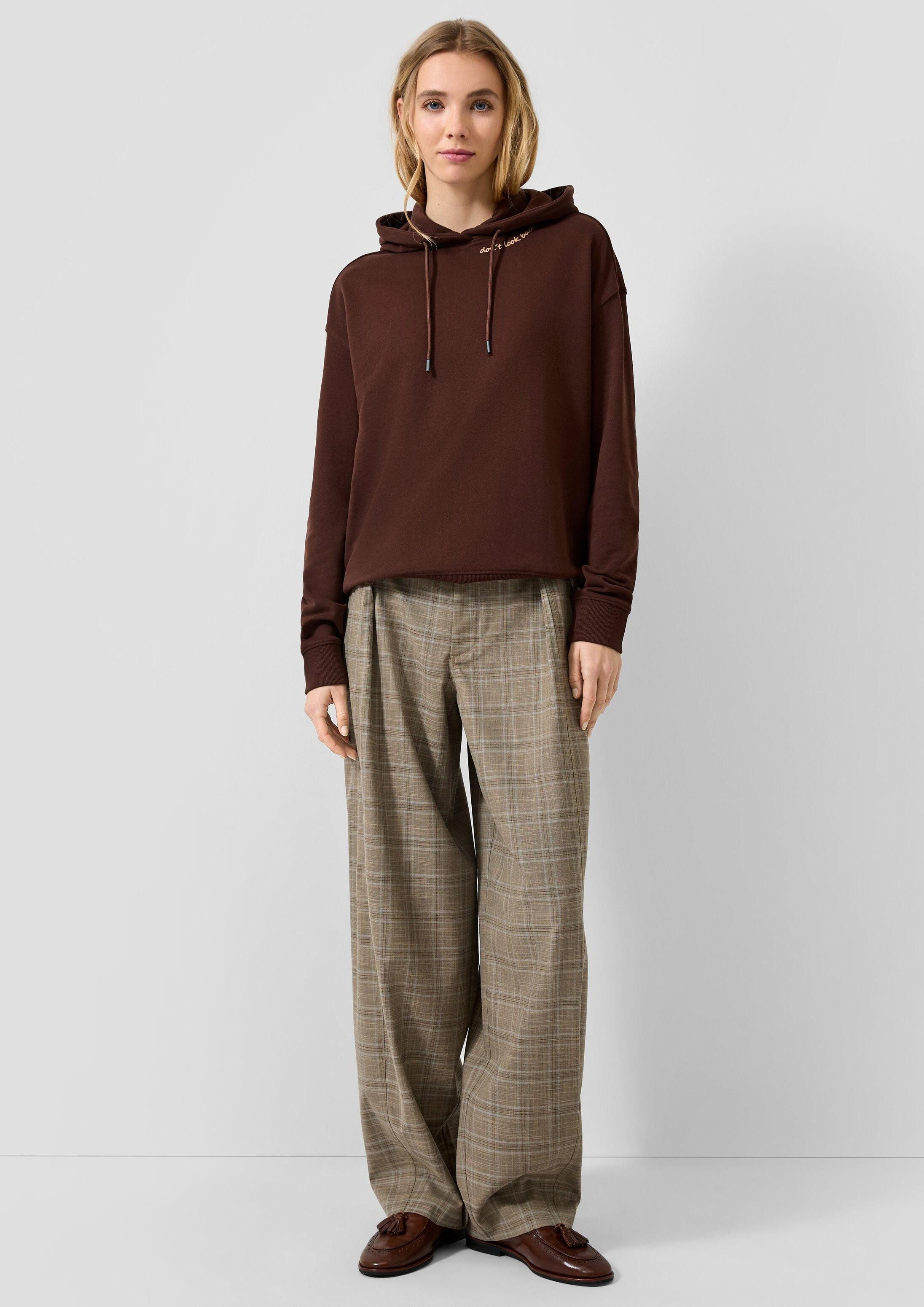 QS Sweatshirt Sweatshirt Weicher Hoodie mit Backprint – Bild 5 von 5