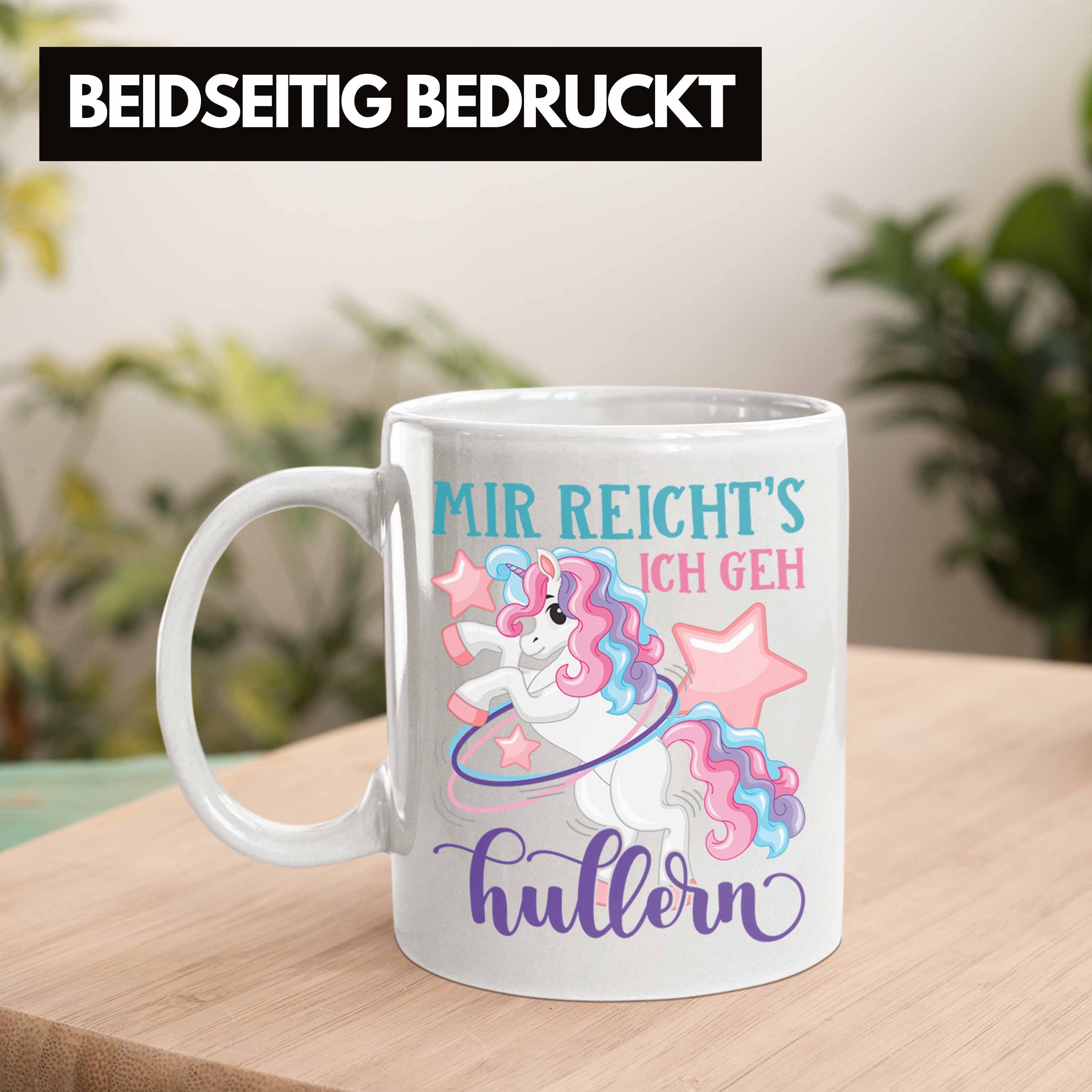 Trendation Geschenkidee Hula Tanzen Hulla Weiss Hoop Mir Trendation Geschenk Geh Ich Sport Reichts Frauen Tasse Tasse Hopp Hullern Hula -