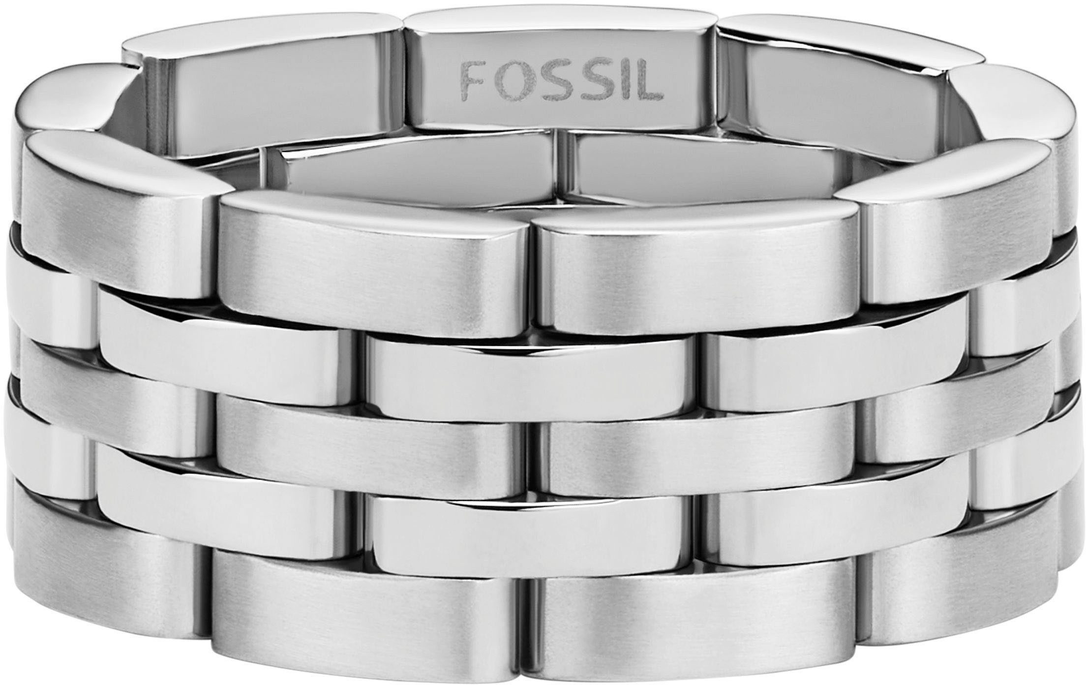 Fossil Fingerring Schmuck Geschenk Edelstahl Ring Arden