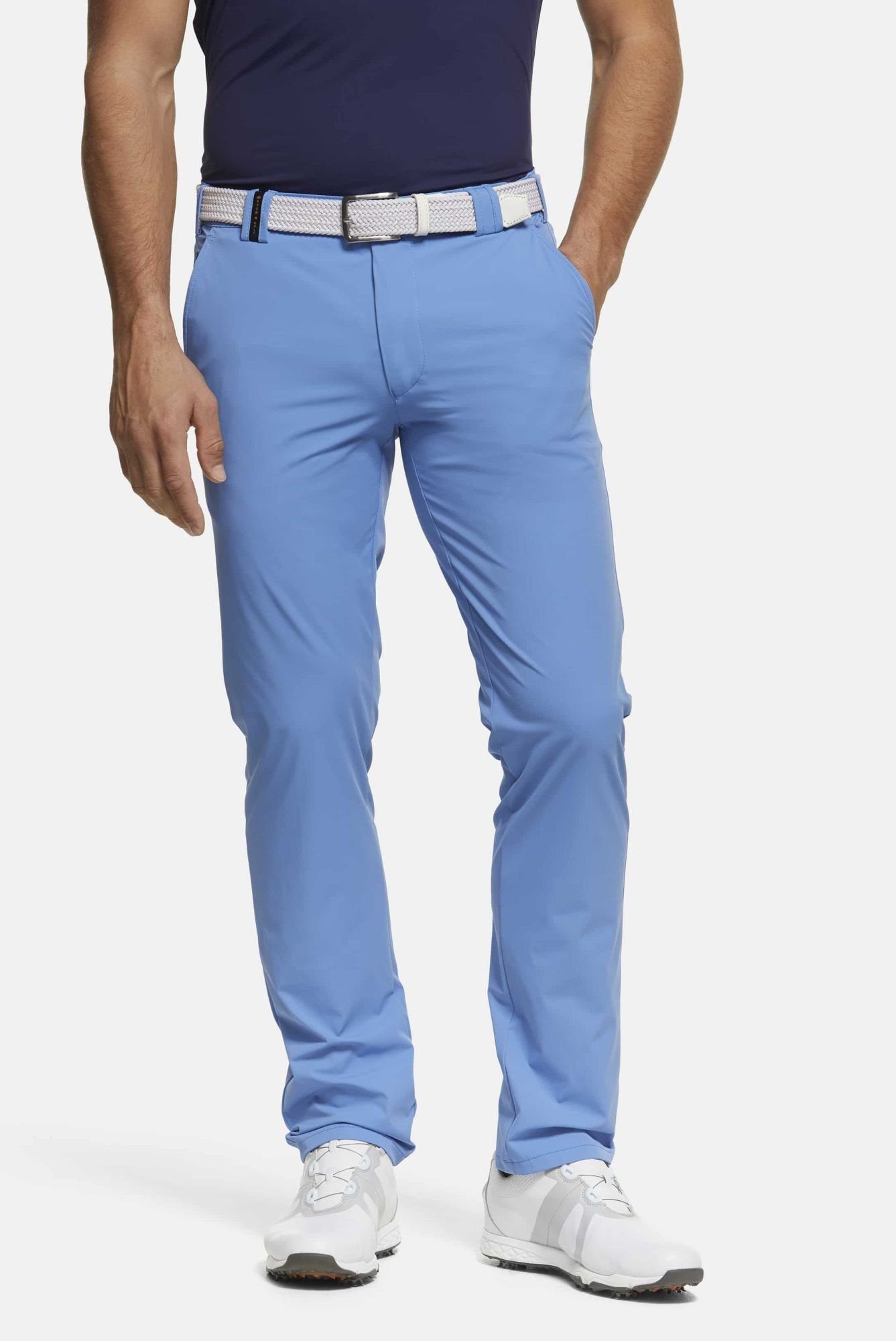 MEYER Chinohose Augusta High Performance 4-Way-Stretch blau