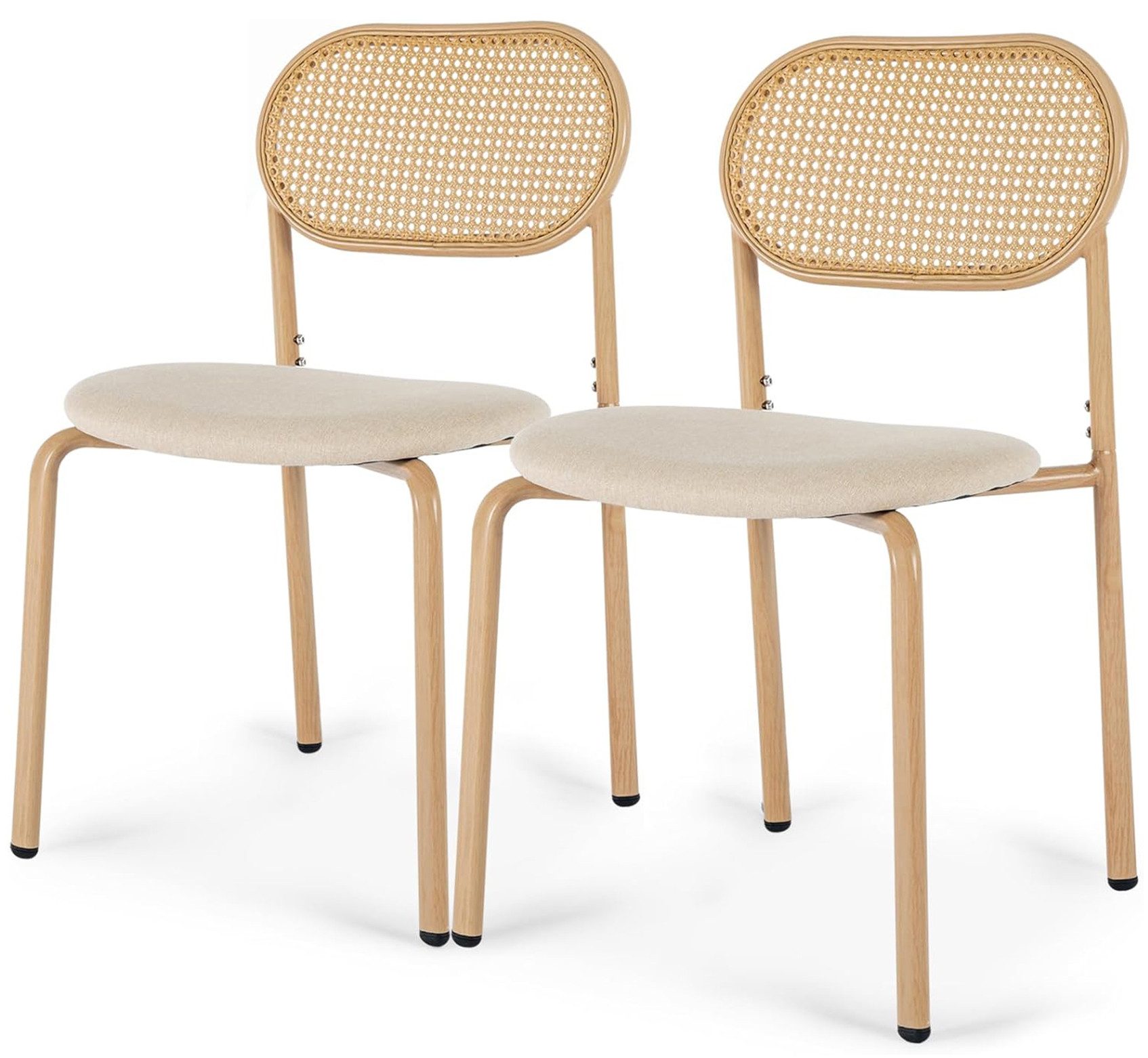 FUROKOY Esszimmerstuhl Rattanstuhl Stühle für das günstig online kaufen