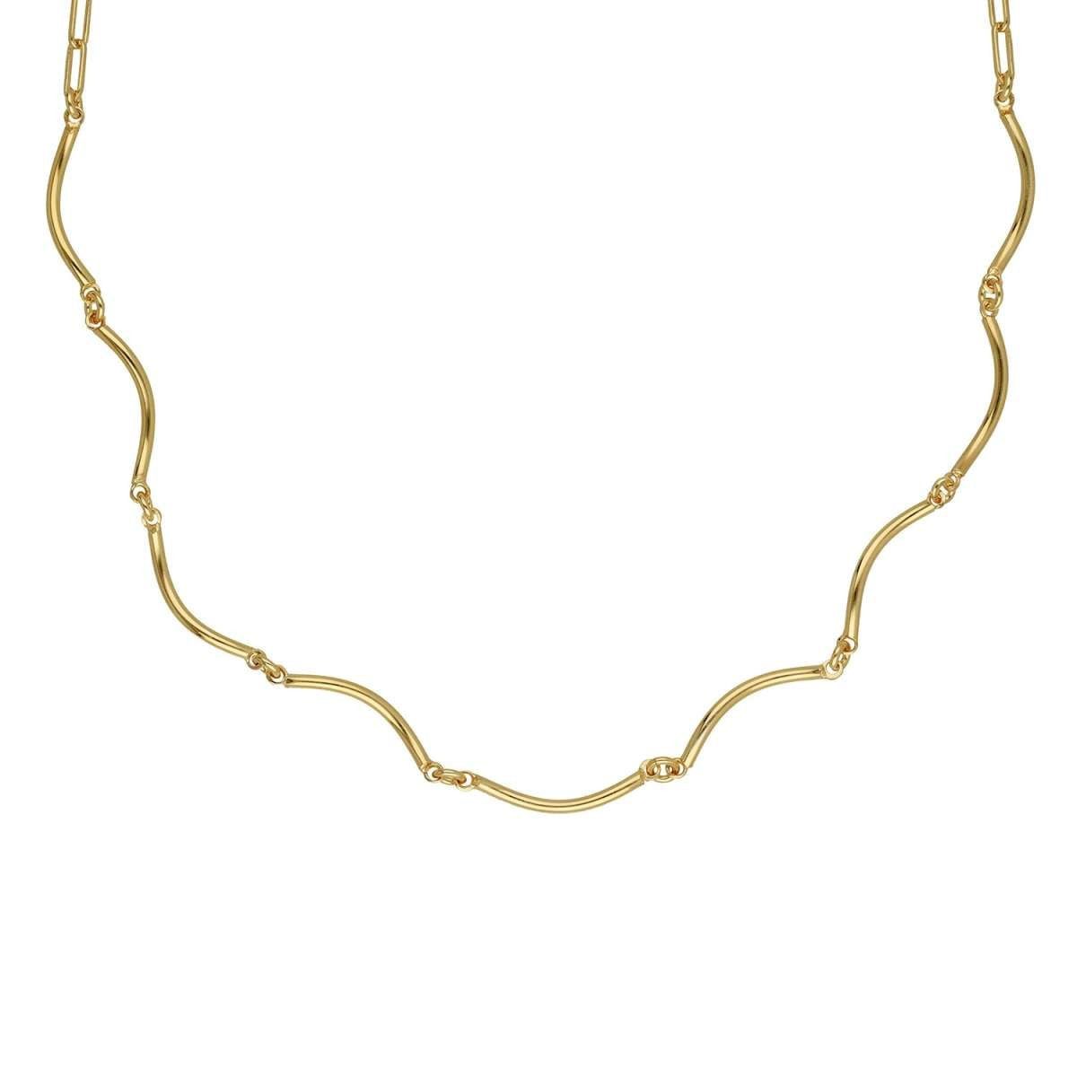 Victoria Cruz Collier A4776-DG, für Damen-Kette Milan Goldfarben