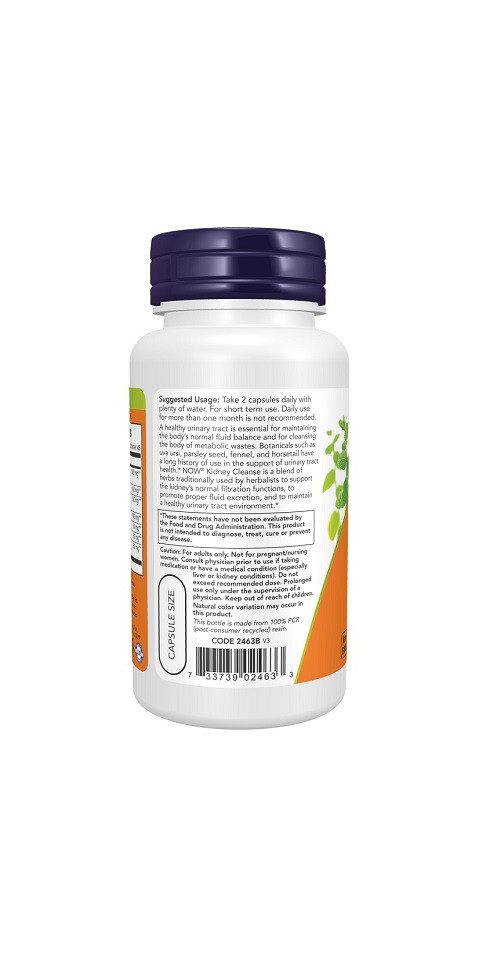 now foods Kidney Cleanse 90 Vegane Kapseln Kapseln, 100 g, Kapseln