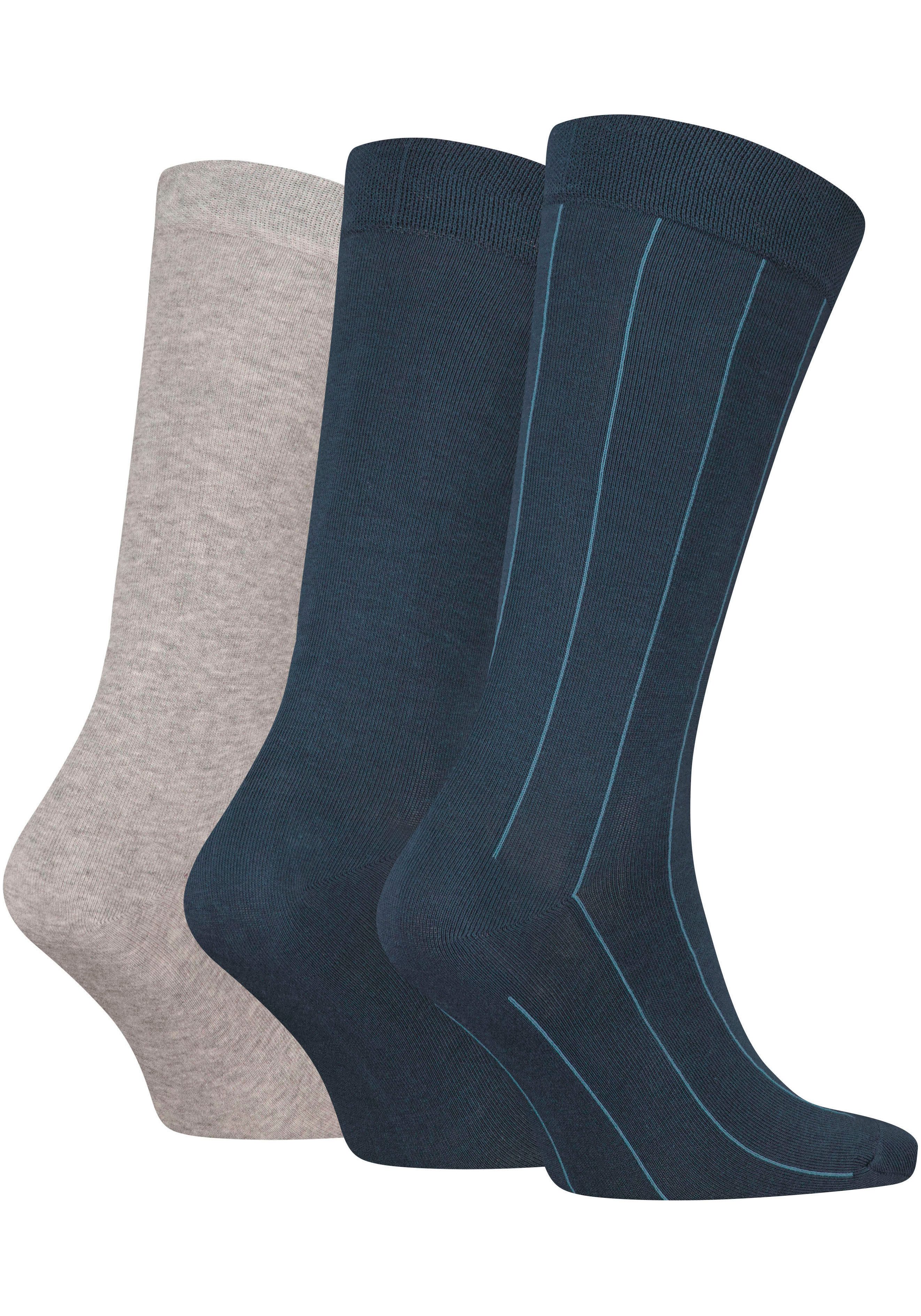 Calvin Klein Socken (3-Paar) mit dezenter Logoprägung günstig online kaufen