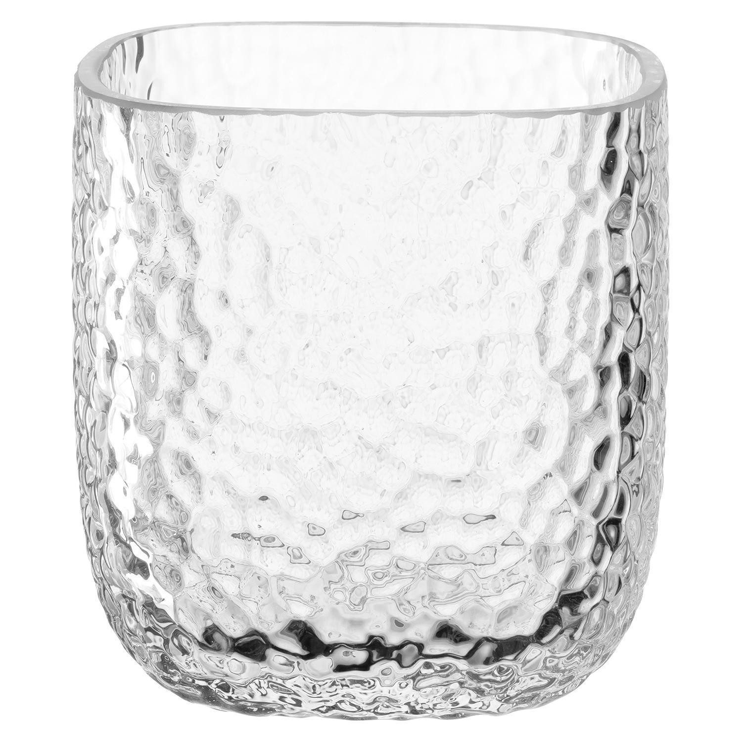 LEONARDO Windlicht MARTELLO, Ø 10 x H 10 cm, Transparent, (1 St), aus Glas