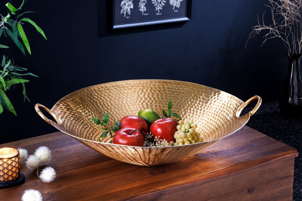 riess-ambiente Dekoschale ORIENT 55cm gold (Einzelartikel, günstig online kaufen