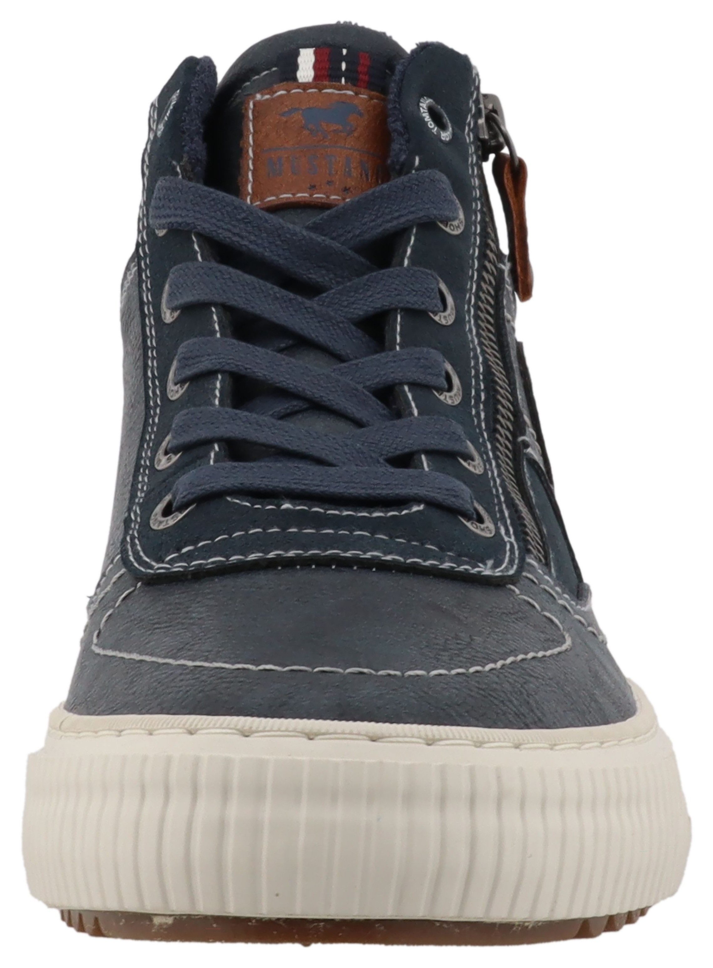 Mustang Shoes Masha Sneaker High Top Sneaker, Schnürboots mit Reißverschluss – Bild 4 von 5