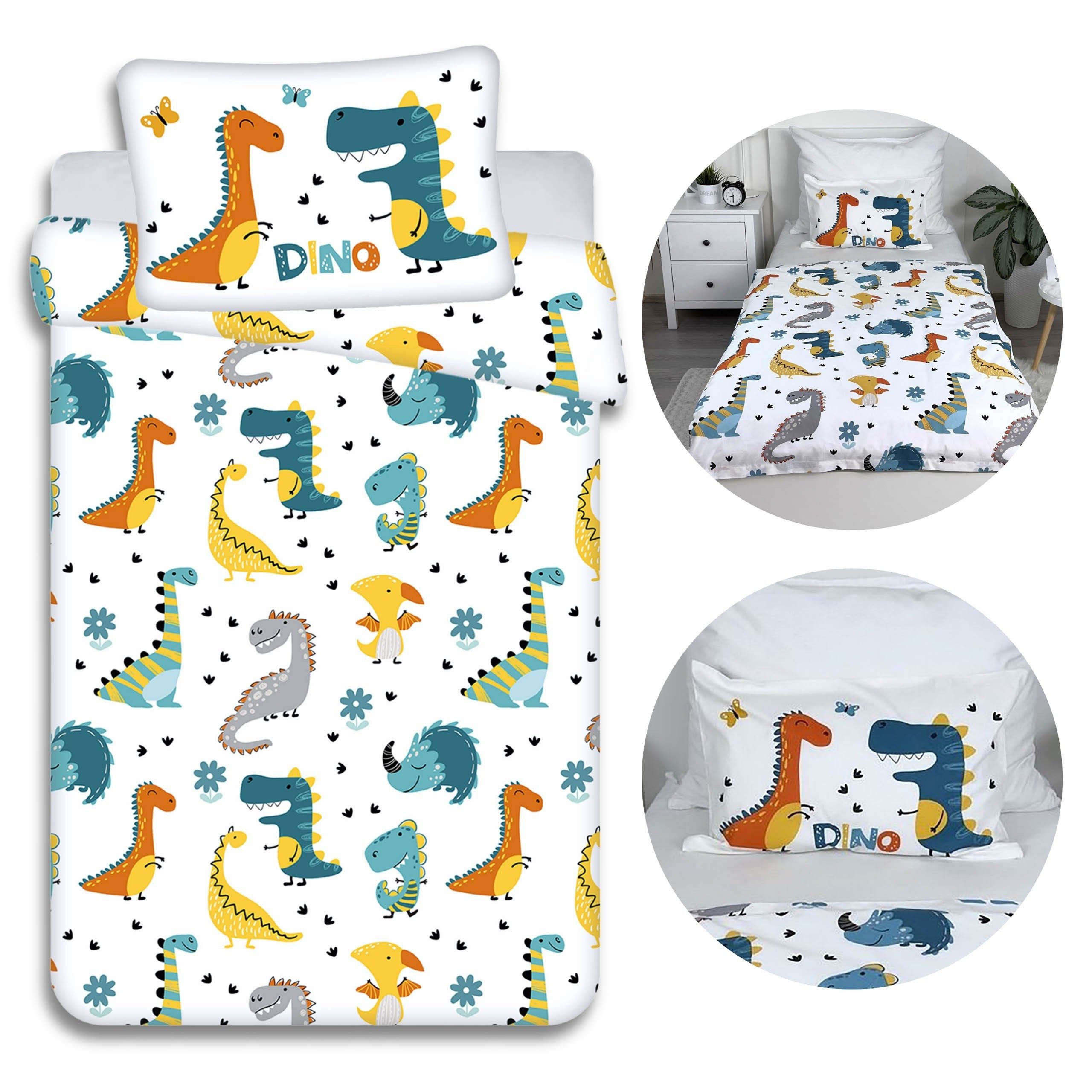 Sarcia.eu Kinderbettwäsche Dinosaurier Zip Kinderbettwäsche, Baumwolle günstig online kaufen