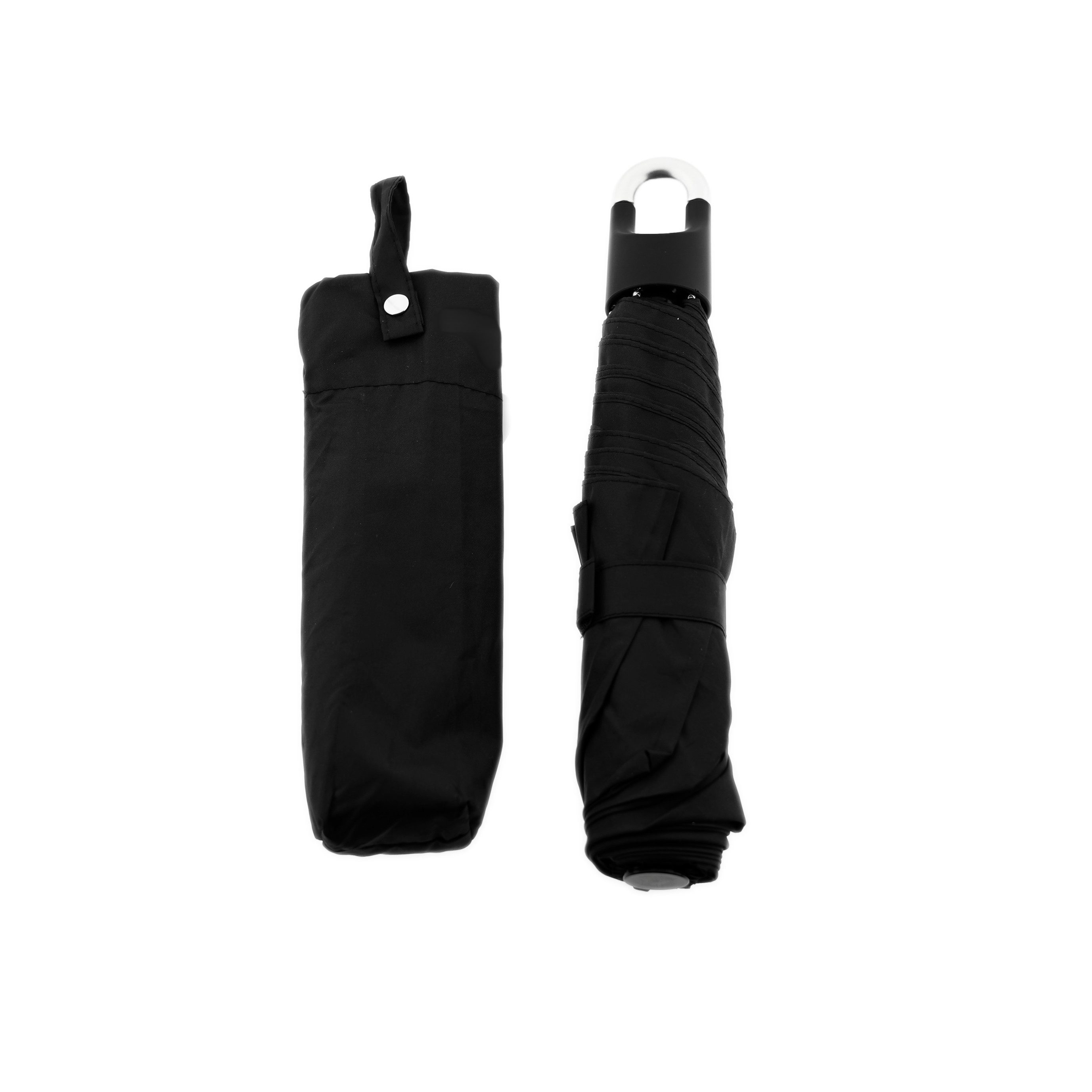 Susino Taschenregenschirm, Teleskop-Taschenschirm mit Schutzhülle, Regenschirm ø100 cm