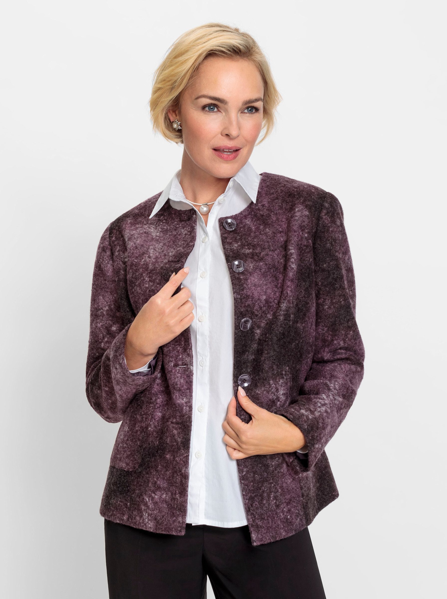 Witt Blusenblazer Bouclé-Blazer . günstig online kaufen