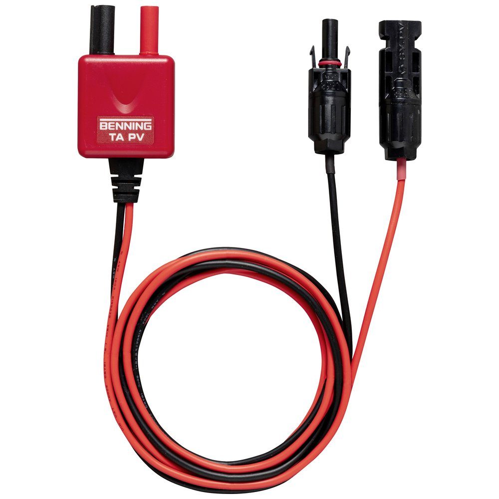 Benning Spannungsprüfer Benning 10231740 TA PV (MC4) Messadapter 1 St., (TA PV (MC4)