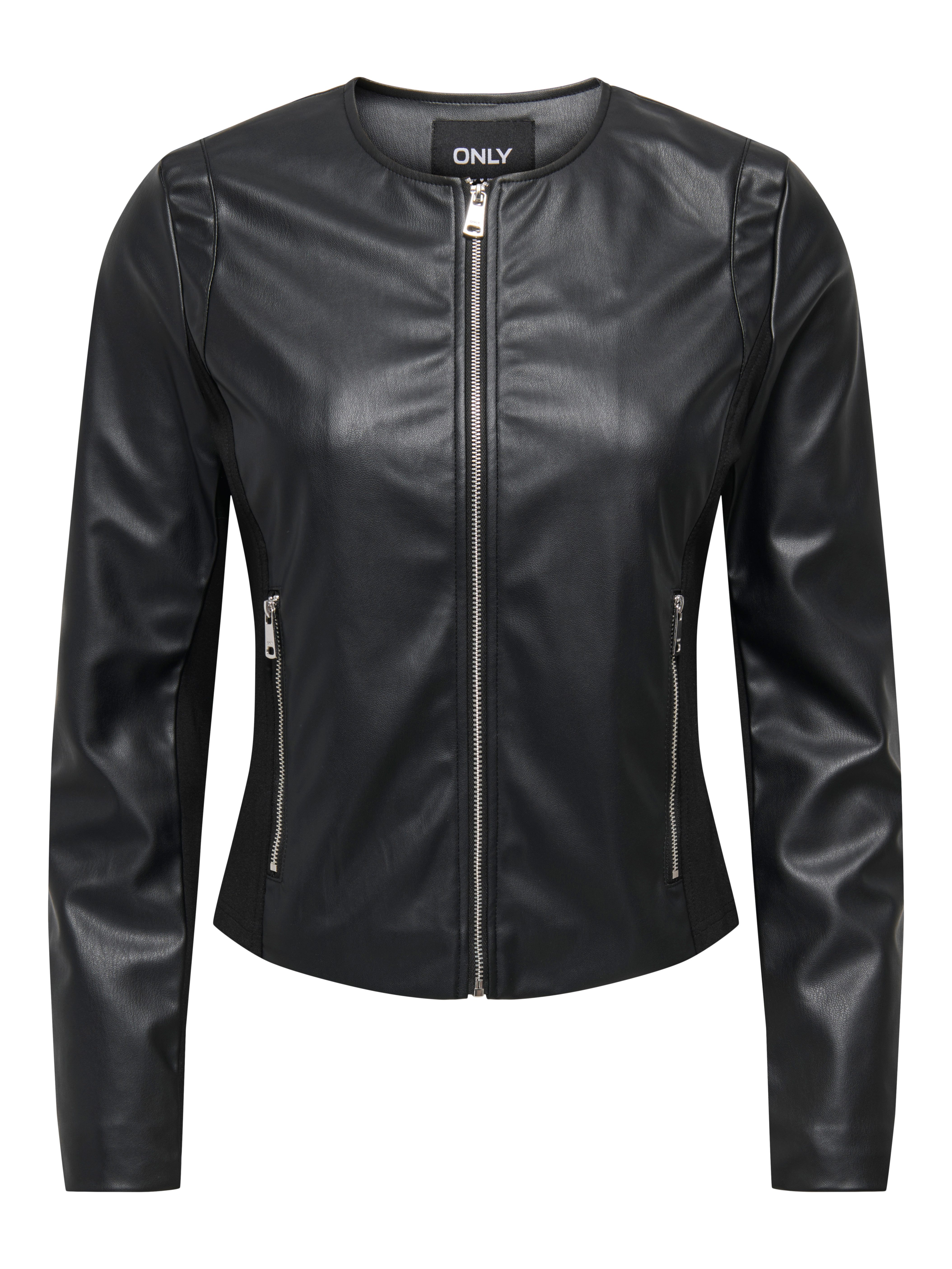 ONLY Lederimitatjacke ONLBITTEN MIX FAUX LEATHER JACKET CC OTW Lederimitat