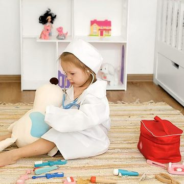 Fivejoy Spielzeug-Arztkoffer Arztkoffer Kinder, Holz Doktor Spielzeug mit Stethoskop, (1-tlg)