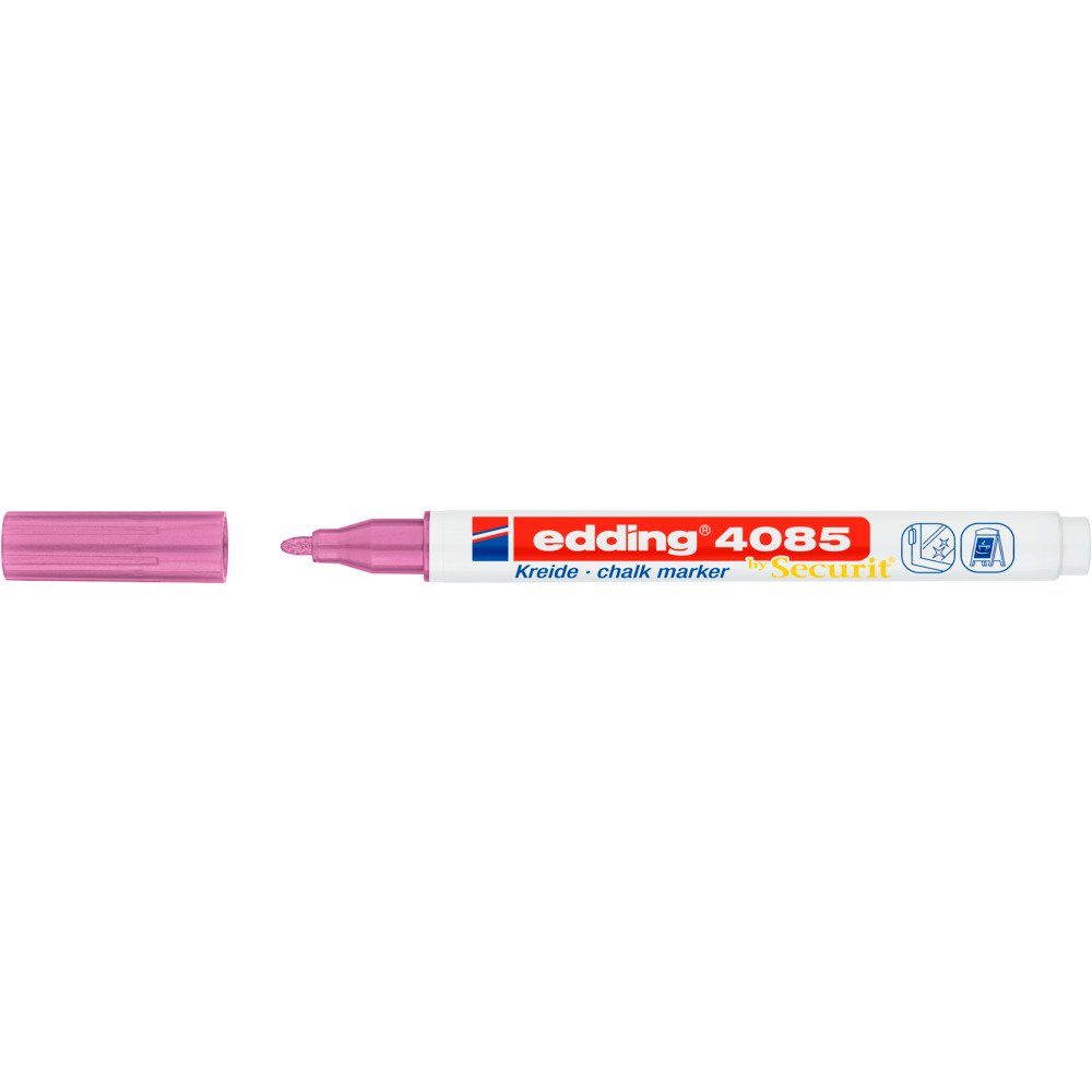 edding Kreidemarker 4085, 1 -2 hohe Pink-Metallic Deckkraft mm