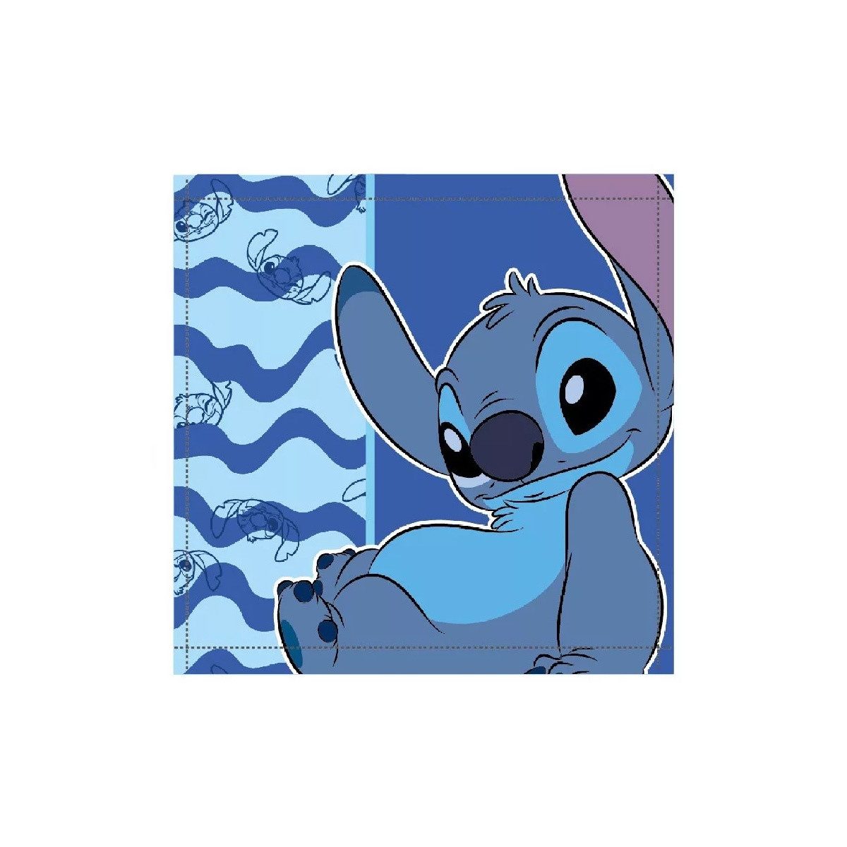 Disney Badetücher Disney Lilo und Stitch Ocean Waves Hand- und Gesichtstuch, Baumwolle (1-St)