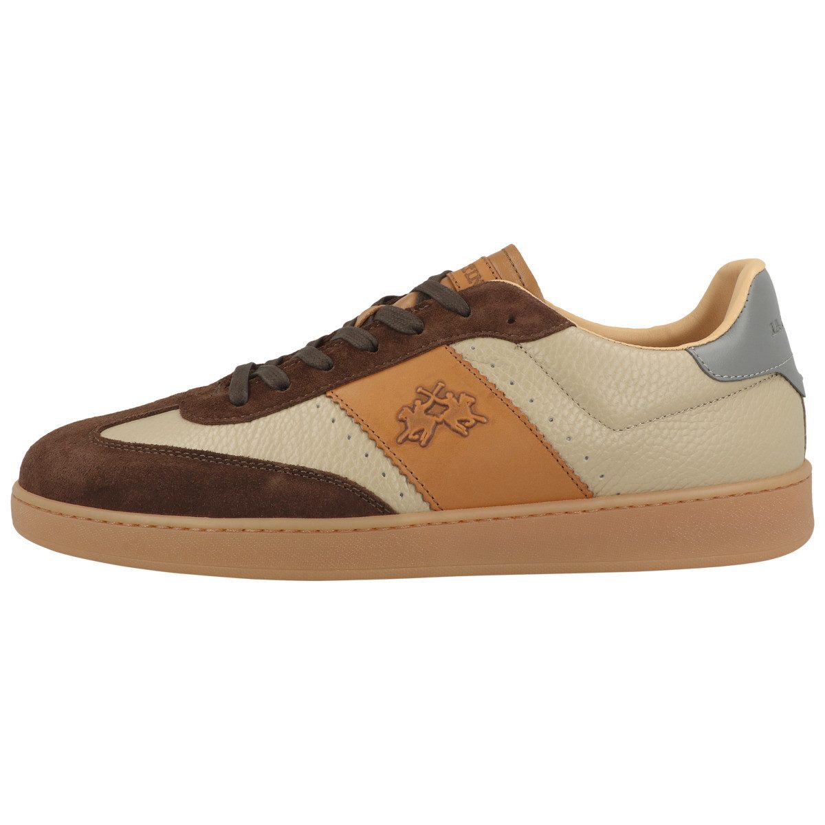 La Martina LFM262 Herren Sneaker Turnschuhe, Sportschuhe, Freizeitschuhe, Halbschuhe, Schnürschuhe