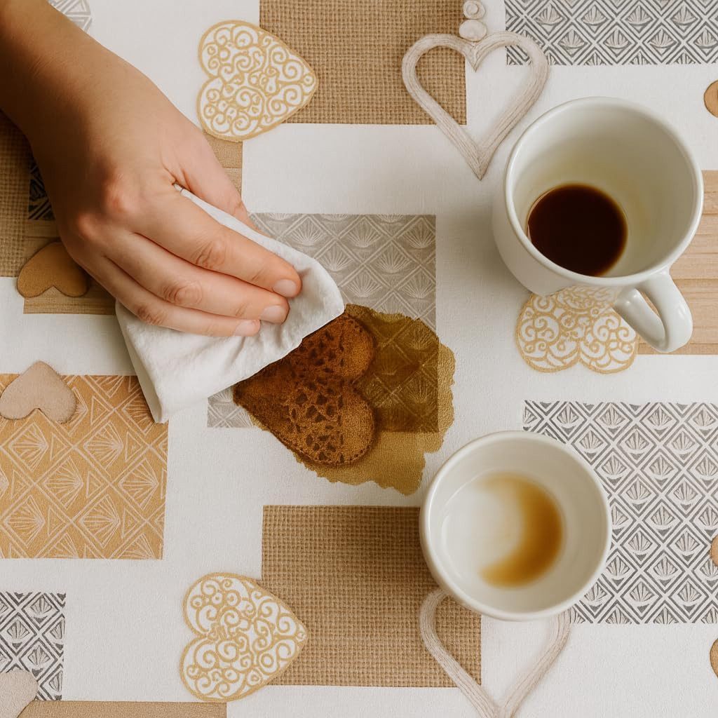 texpot Tischdecke PVC Wachstuch Herz abwischbar Wachstuchtischdecke (1-tlg) günstig online kaufen