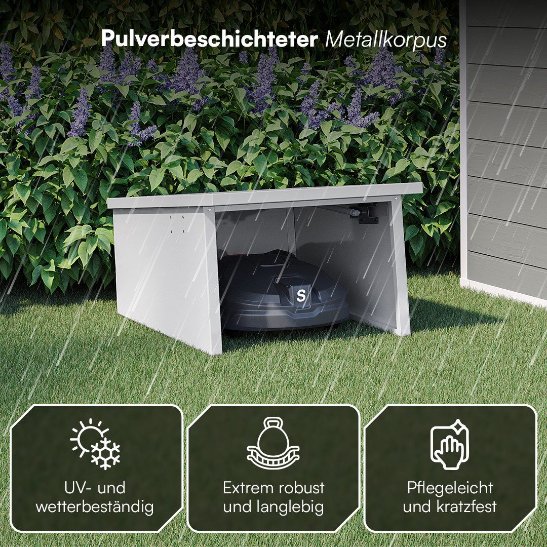 STEELSØN Mähroboter-Garage Drakon, 90 ...