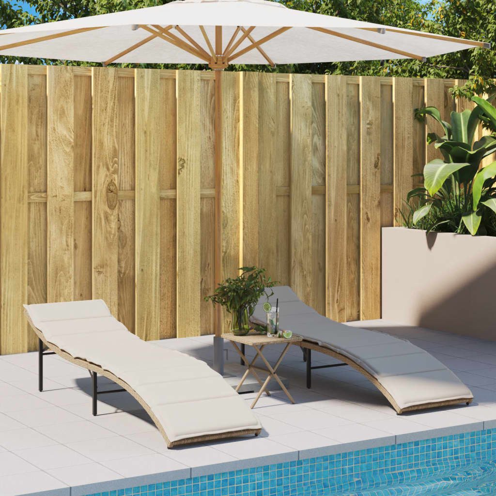 vidaXL Gartenliege Sonnenliegen 2 Stk. mit günstig online kaufen
