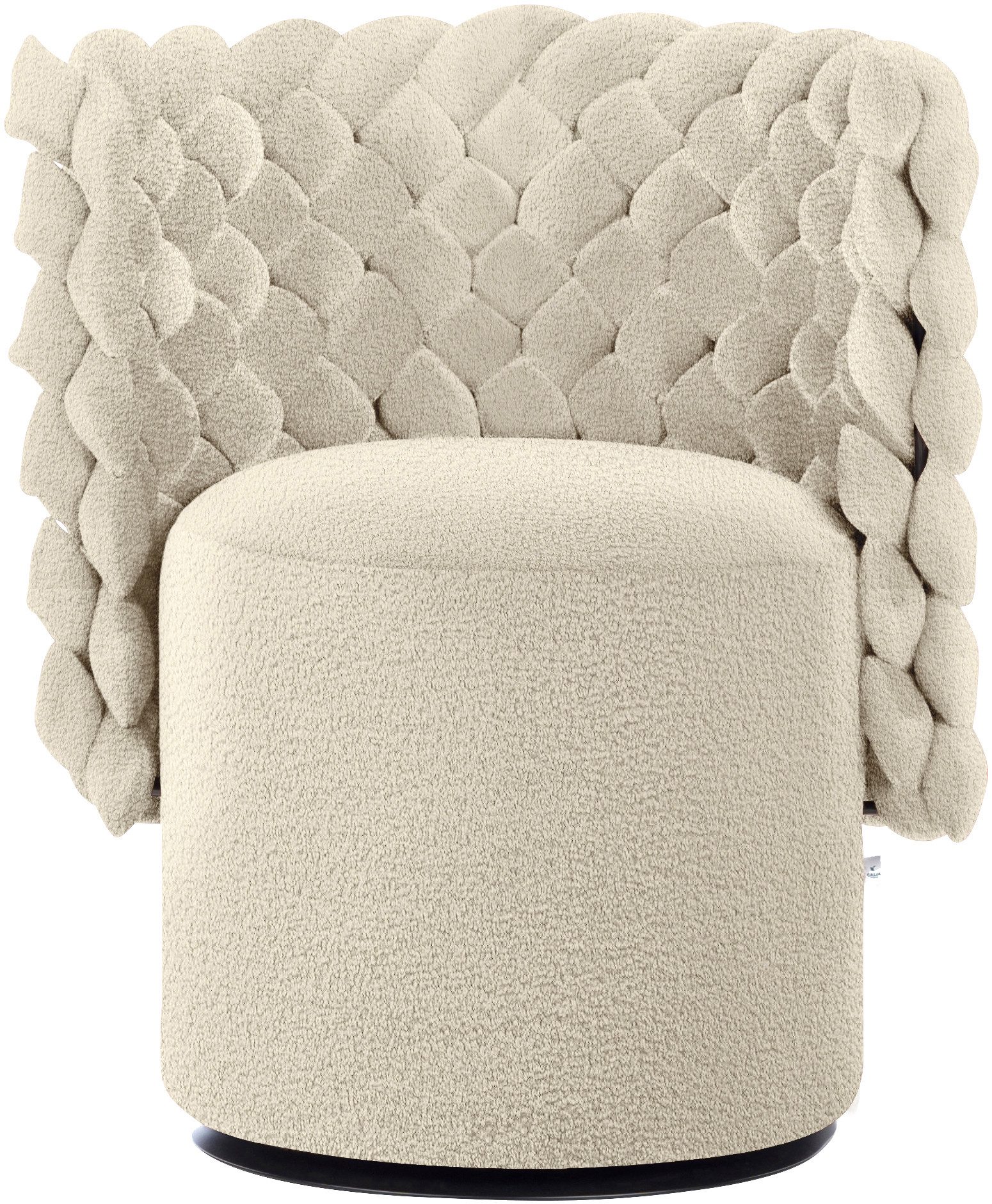 CALIA ITALIA Крісла GIUGGIOLA Extravaganter Designsessel, Drehsessel, wahlweise mit Drehfunktion, ästhetisches Design