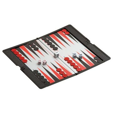 Philos Spiel, Familienspiel 6530 - Backgammon, Kunststoff, Reisespiel, magnetisch,..., Strategiespiel