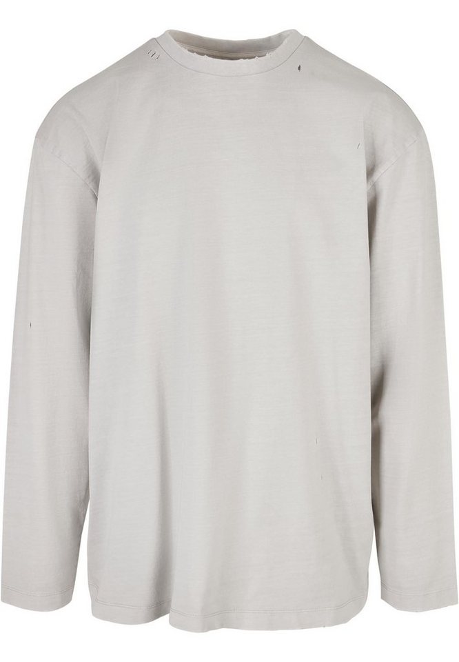 URBAN CLASSICS T-Shirt Herren Oversized Distressed Longsleeve (1-tlg),  Stylisches T-Shirt aus angenehmer Baumwollmischung