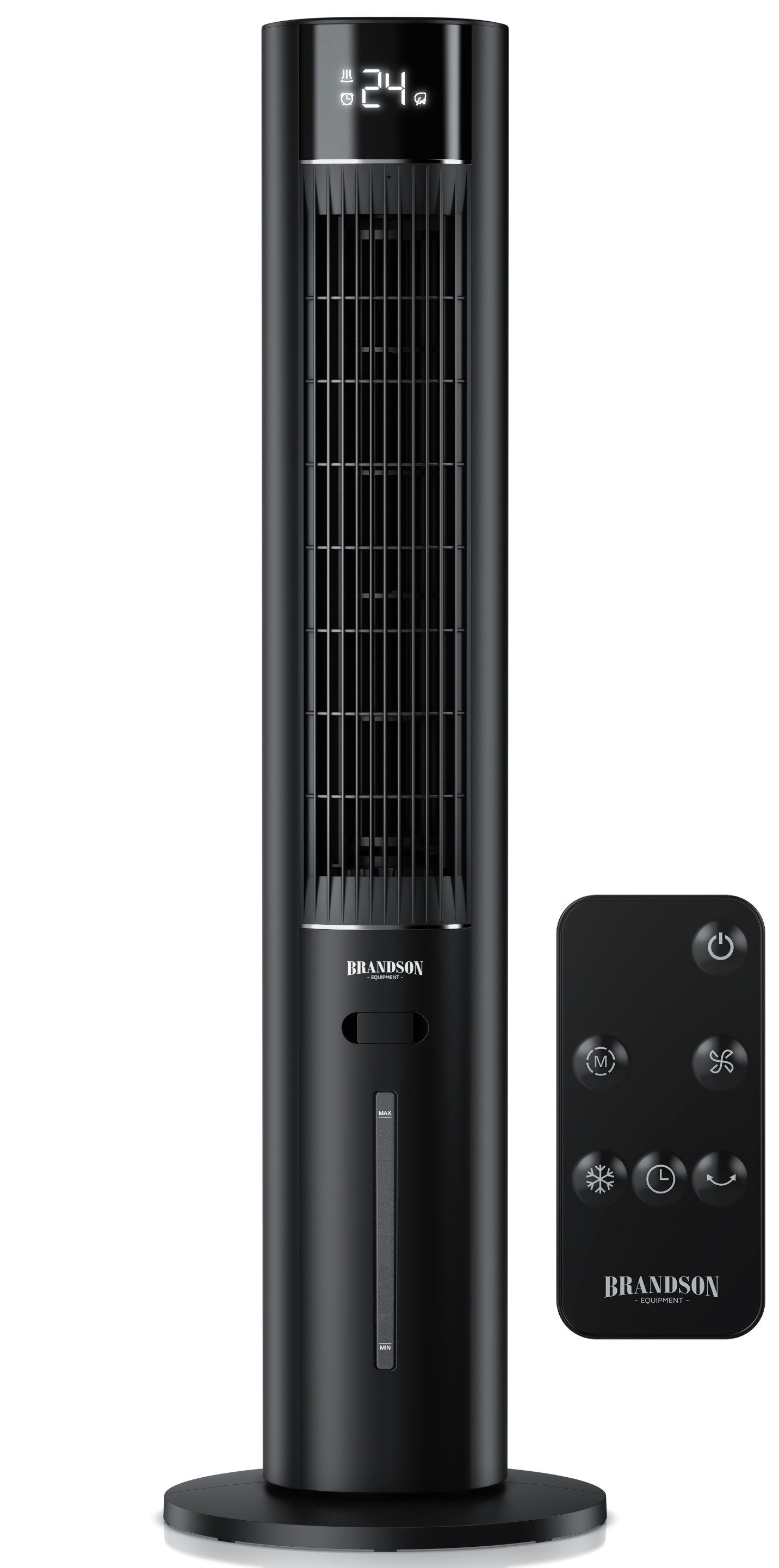 Brandson Ventilatorkombigerät Verdunstungskühler, Mobiler Luftkühler, 3L Wassertank, Luftbefeuchter, Sieger Life & Living Award 2026, 3 Modi, Autostopp, Timer, Lüfter 40W
