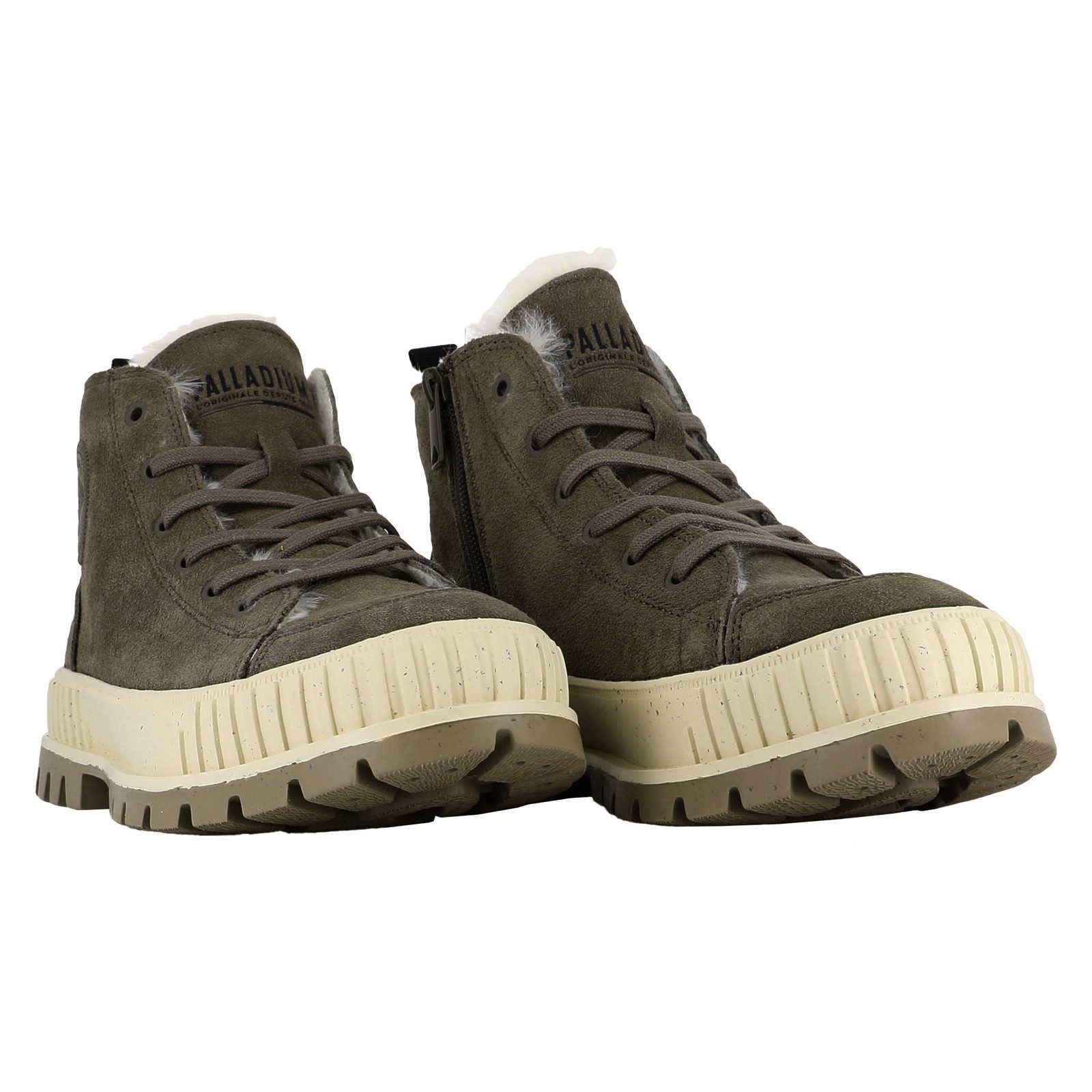 Palladium Pallashock Zip Warm Stiefelette mit Reißverschluss und Markenpatc günstig online kaufen