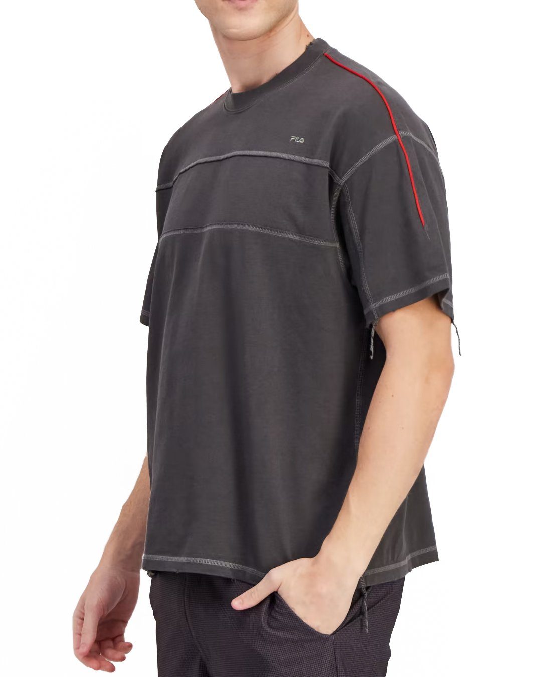 Fila Rundhalsshirt Regular / Oversize Fit günstig online kaufen