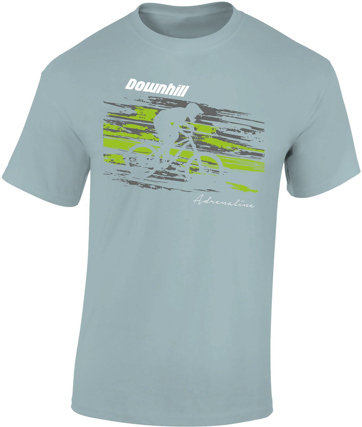 Baddery Print-Shirt Fahrrad T-Shirt: "Downhill Adrenaline", günstig online kaufen