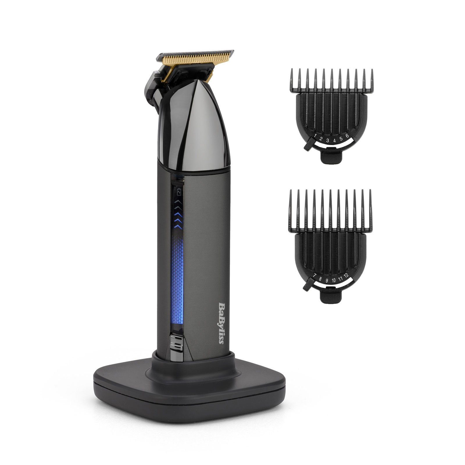 BaByliss Elektrorasierer Serie T991E, T-Blade aus japanischem Edelstahl, Auch längere und dickere Bärten