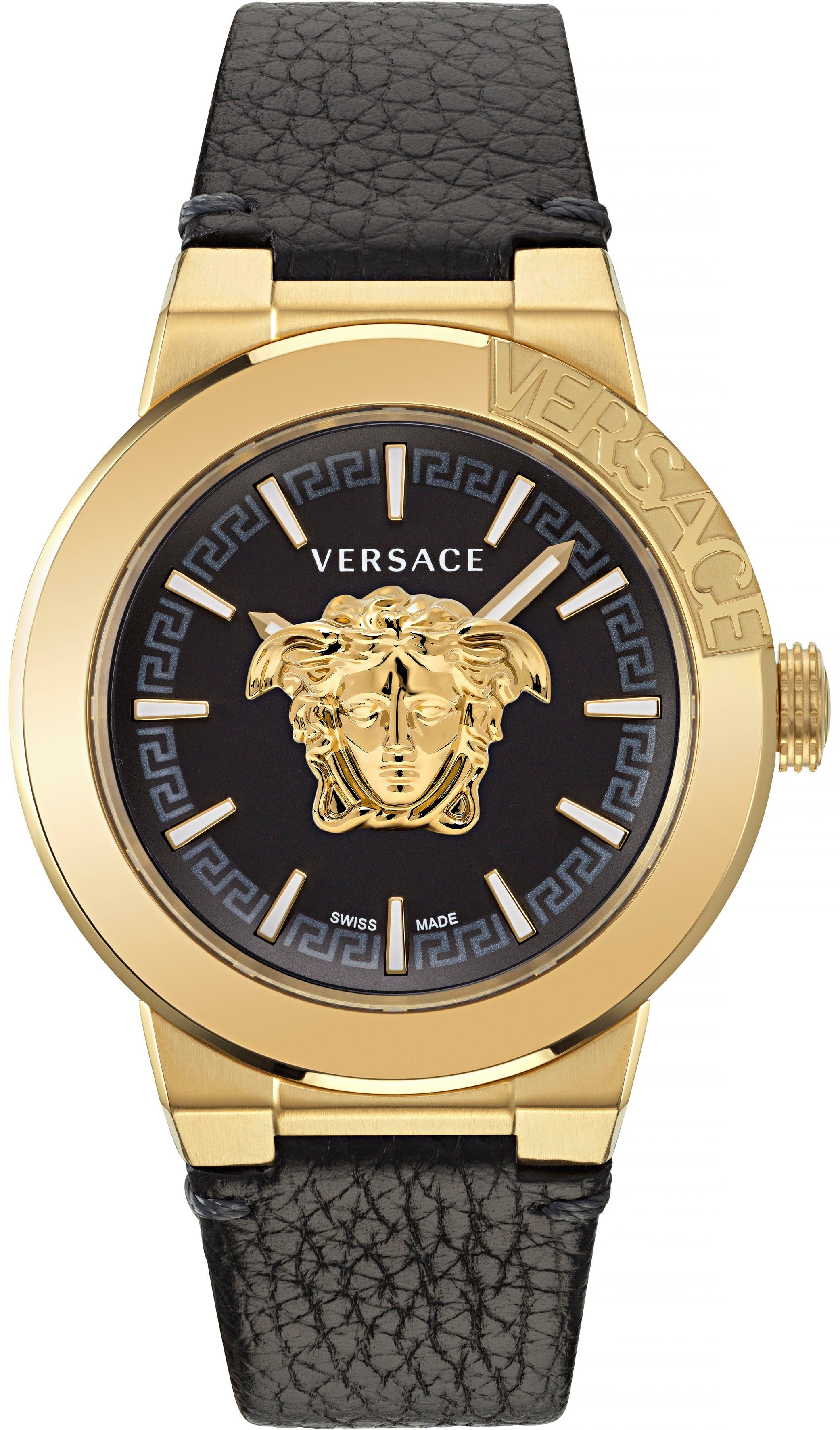 Versace Quarzuhr MEDUSA INFINITE GENT, VE7E00223, Armbanduhr, Herrenuhr, Swiss Made, Leuchtzeiger, Saphirglas, analog