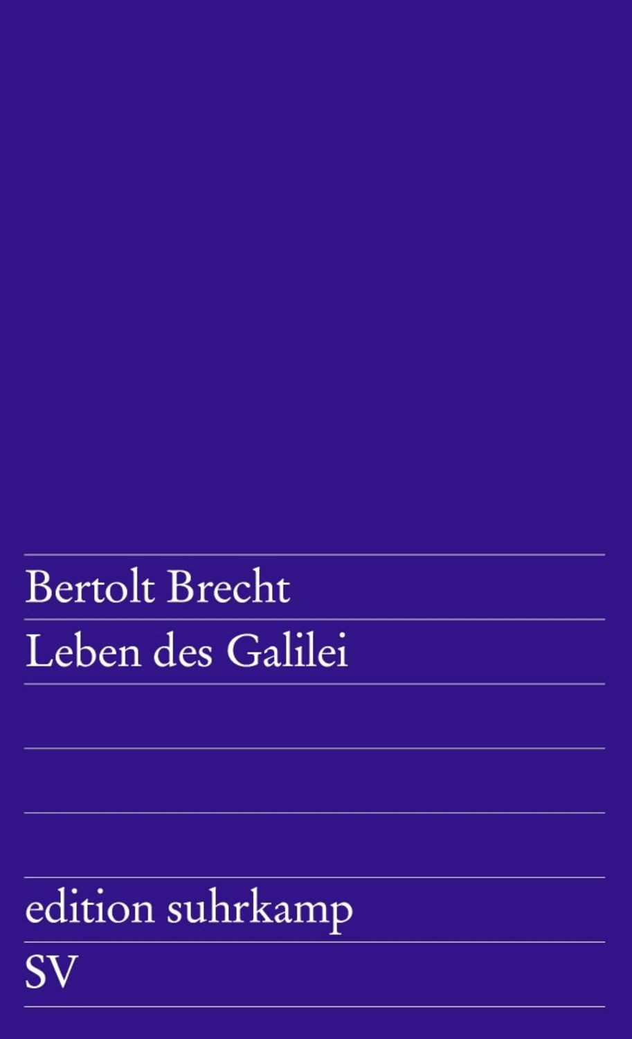 Leben des Galilei / Bertolt Brecht