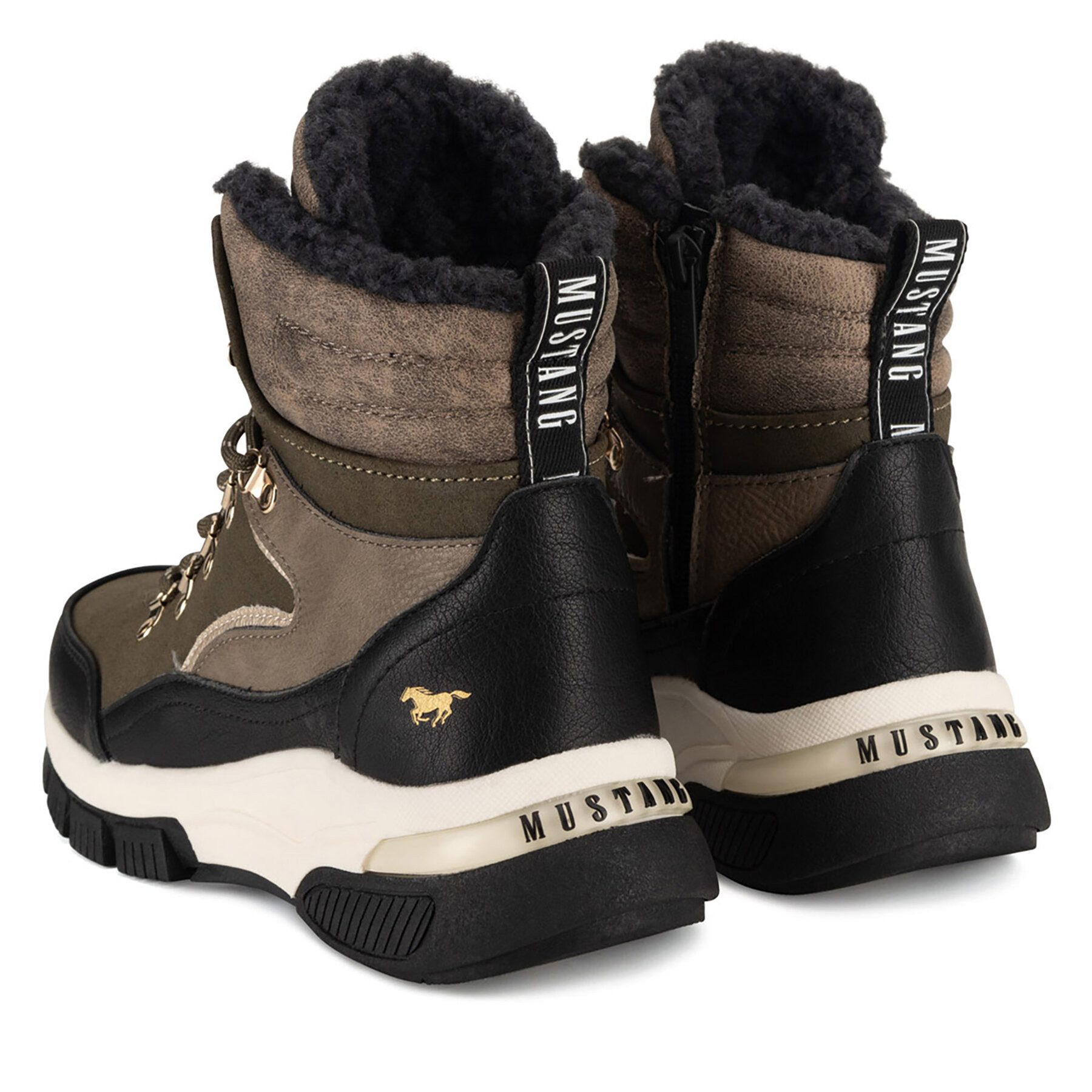 MUSTANG Mustang Damen-Ankle-Boots in Beige 1481-605 Stiefel