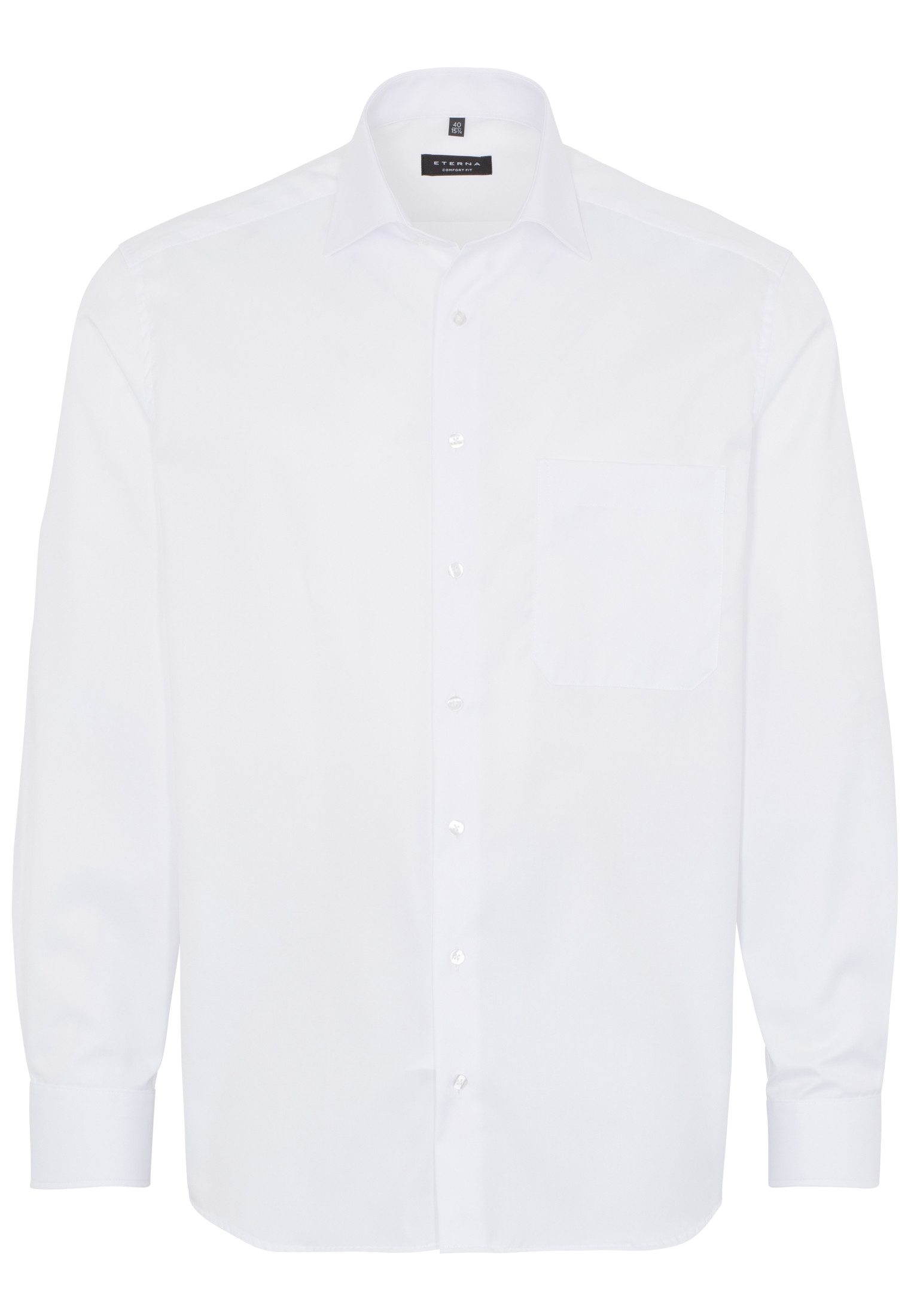 Eterna Langarmhemd 8817-E19K, Cover Shirt Comfort Fit Hemd, Einfarbig Non Iron