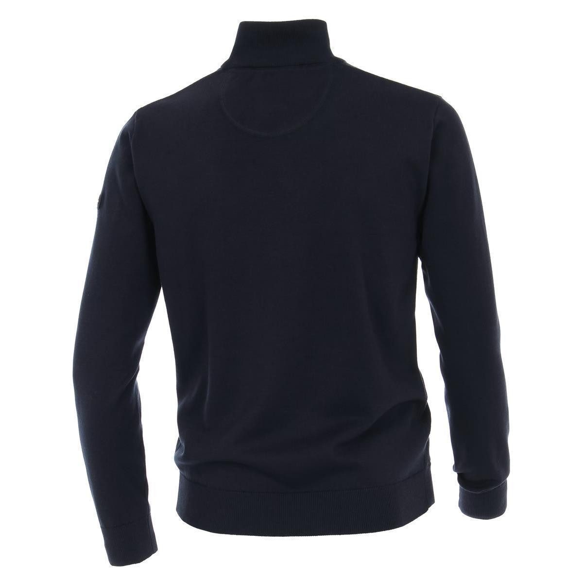 Redmond Troyer REDMOND Casual Herren Strick-Troyer Zipper Comfort Marine günstig online kaufen