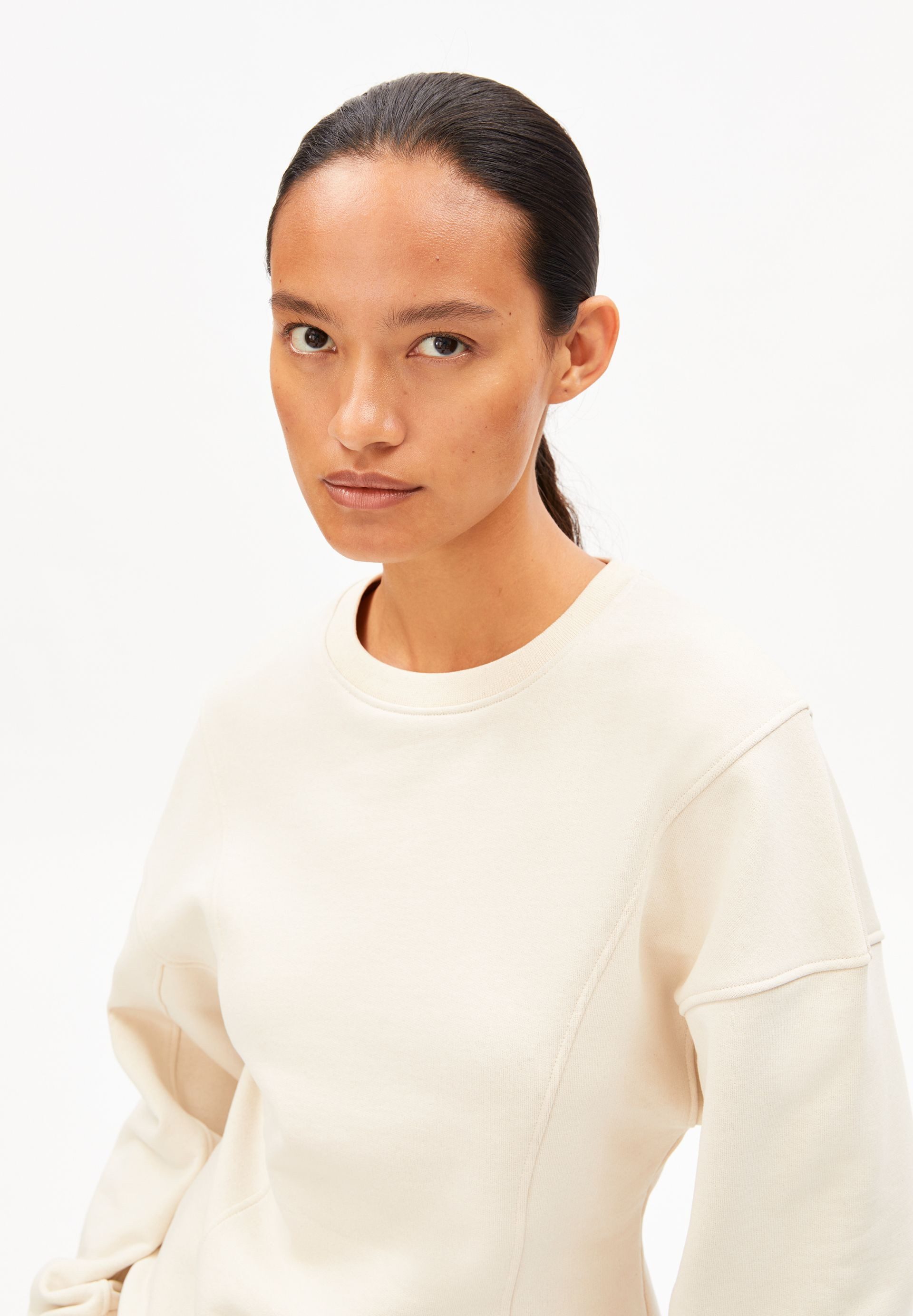 Armedangels Sweatshirt UN-WASTED BARREL Sweatshirt aus Baumwoll-Mix Fitted