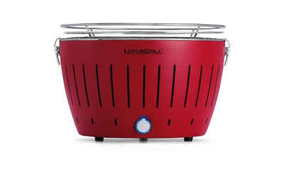 LotusGrill Holzkohlegrill LotusGrill Classic Feuerrot G340 Holzkohlegrill Tischgrill raucharm