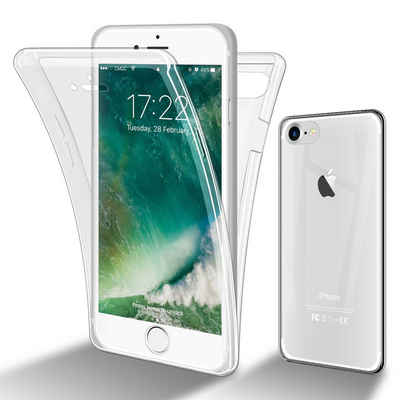 Cadorabo Handyhülle Apple iPhone 7 / 7S / 8 / SE 2020 Apple iPhone 7 / 7S / 8 / SE 2020, Flexible Case Handy Schutzhülle - Hülle - Back Cover 360° Grad