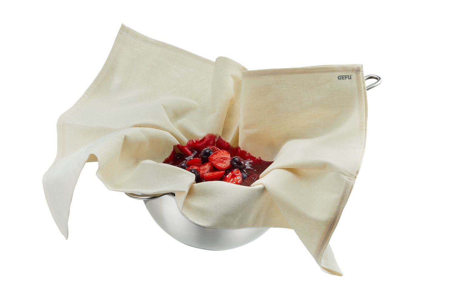 GEFU Passiersieb Passiertuch PASELO Baumwolle Käsetuch Presstuch Ab