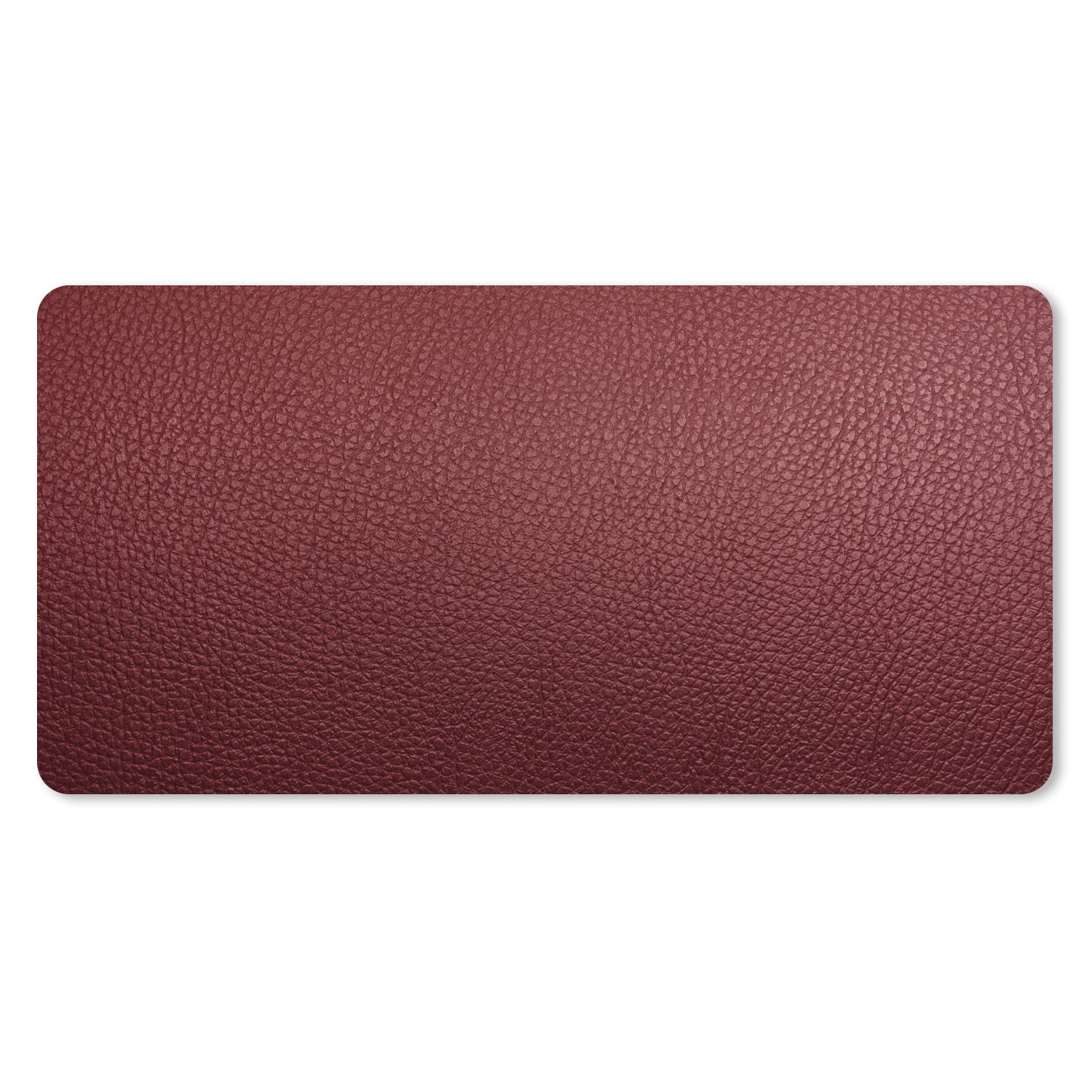 MuchoWow Mauspad Leder - Lederoptik - Rot - Leicht (1-St), Mousepad mit Rutschfester Unterseite, Gaming XXL, Großes, 120x60 cm