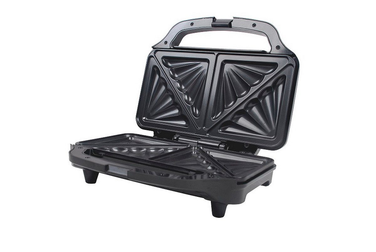 Michelino Sandwichmaker XXL Sandwich-Toaster Sandwichautomat Toast-Maker, 900,00 W, für Scheiben bis zu 14 x 14 cm