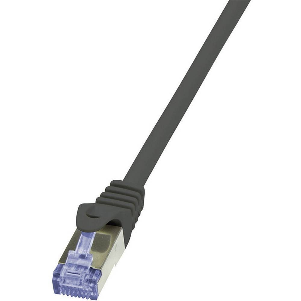 LogiLink Netzwerkkabel CAT 6A S/FTP 10 m LAN-Kabel | Stromversorgungskabel